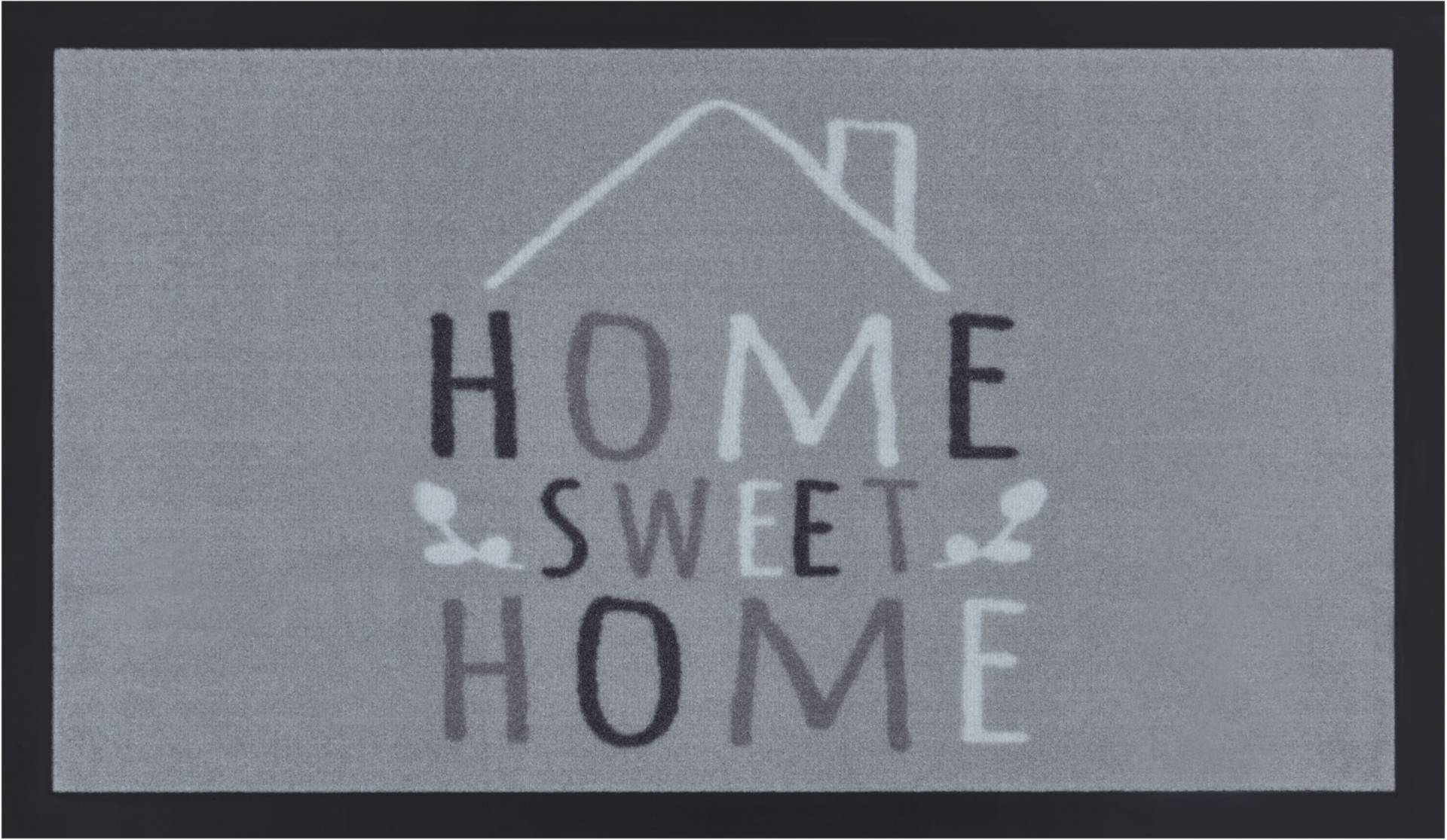 HANSE Home Fussmatte »Sweet Home 2«, rechteckig, mit Spruch, Schrift Design, waschbar, Robust, Pflegeleicht, Rutschfest von HANSE Home