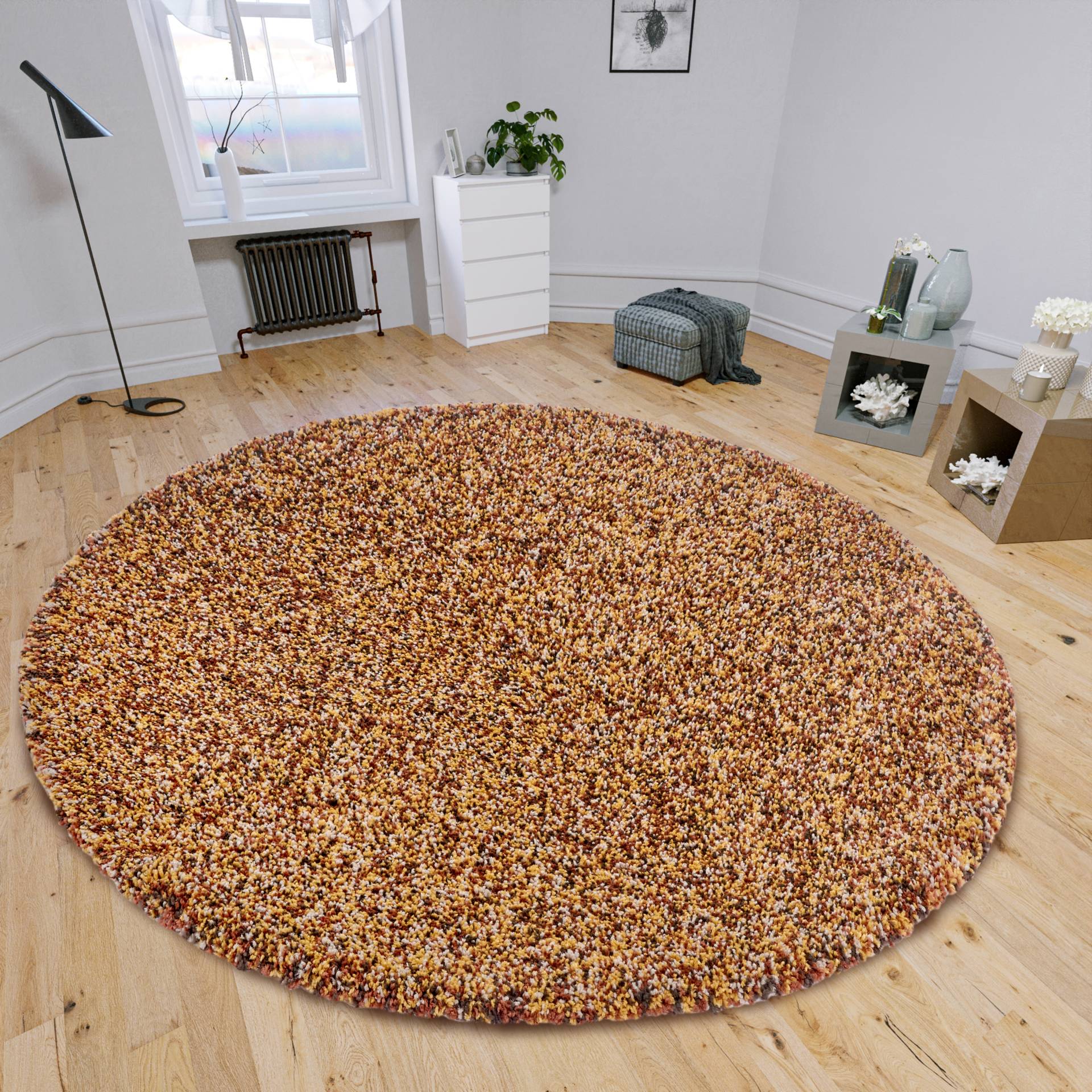 HANSE Home Hochflor-Teppich »Shag«, rund, 35 mm Höhe, Hochflor, Shaggy, pflegeleicht, flauschig, weich HANSE Home Hochflor-Teppich »Shag«, rund, 35 mm Höhe, Hochflor, Shaggy, pflegeleicht, flauschig, weich von HANSE Home
