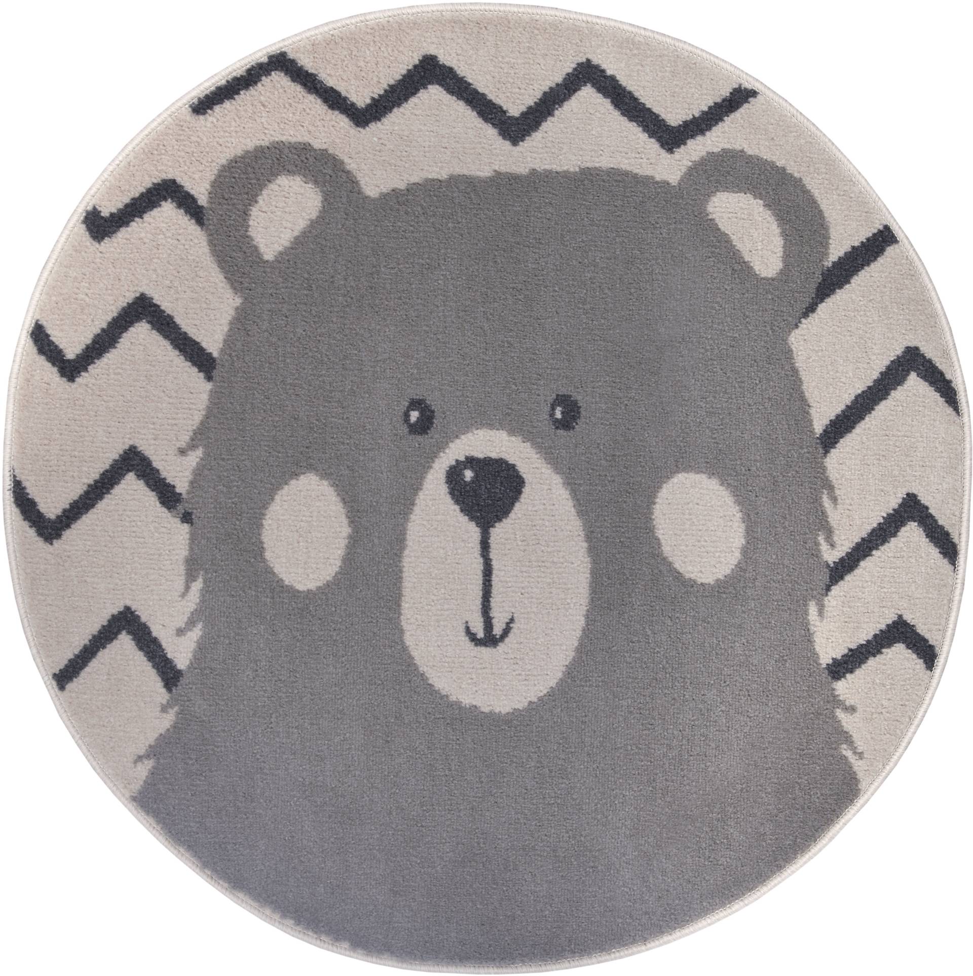 HANSE Home Kinderteppich »Adventures Bear«, rund von HANSE Home