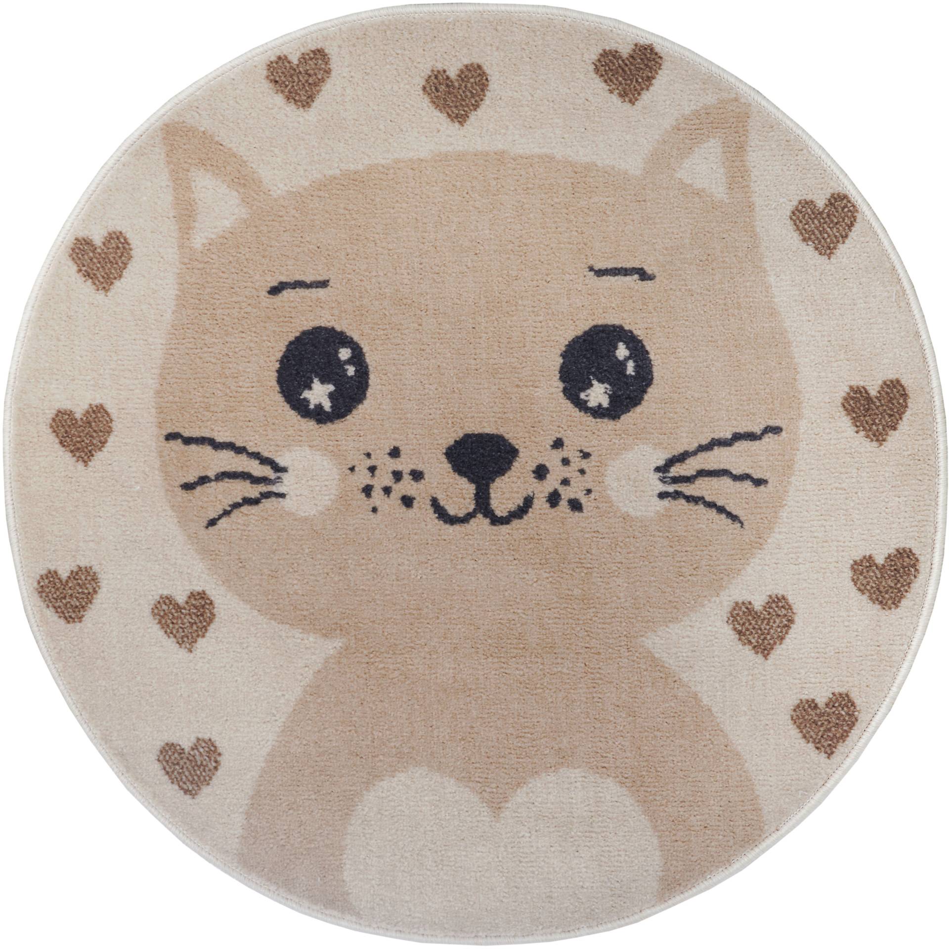 HANSE Home Kinderteppich »Adventures Cat«, rund von HANSE Home