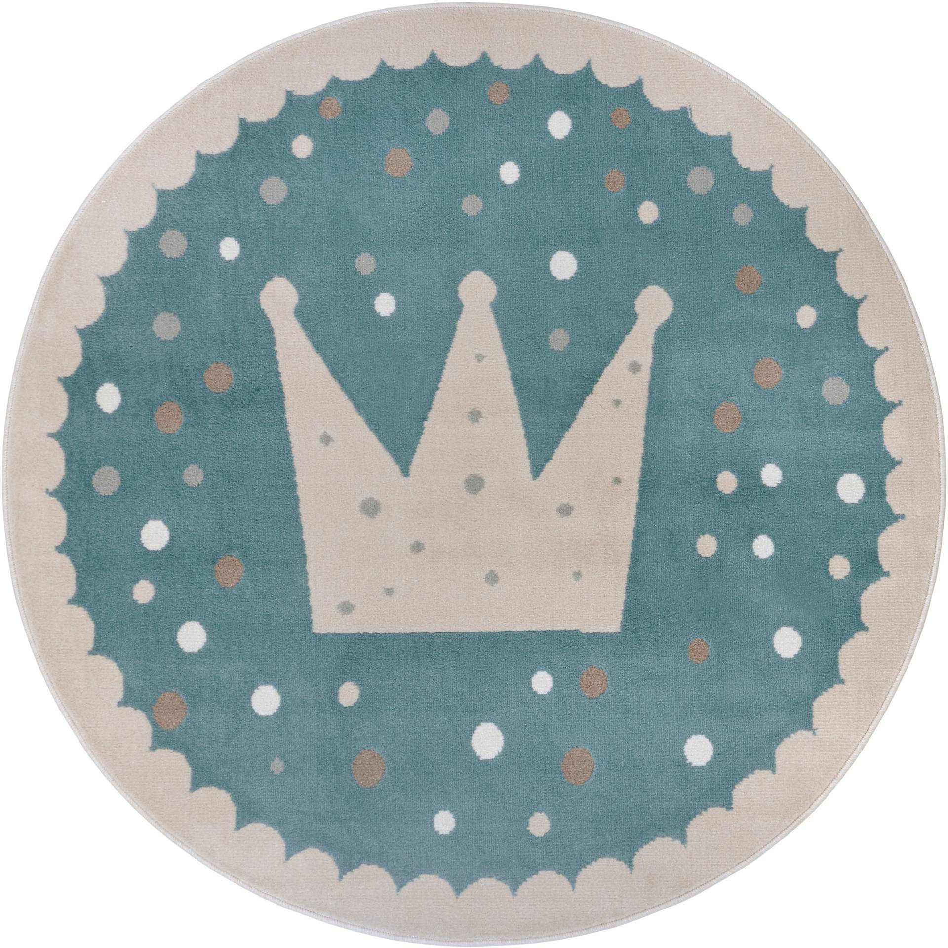 HANSE Home Kinderteppich »Adventures Crown«, rund von HANSE Home