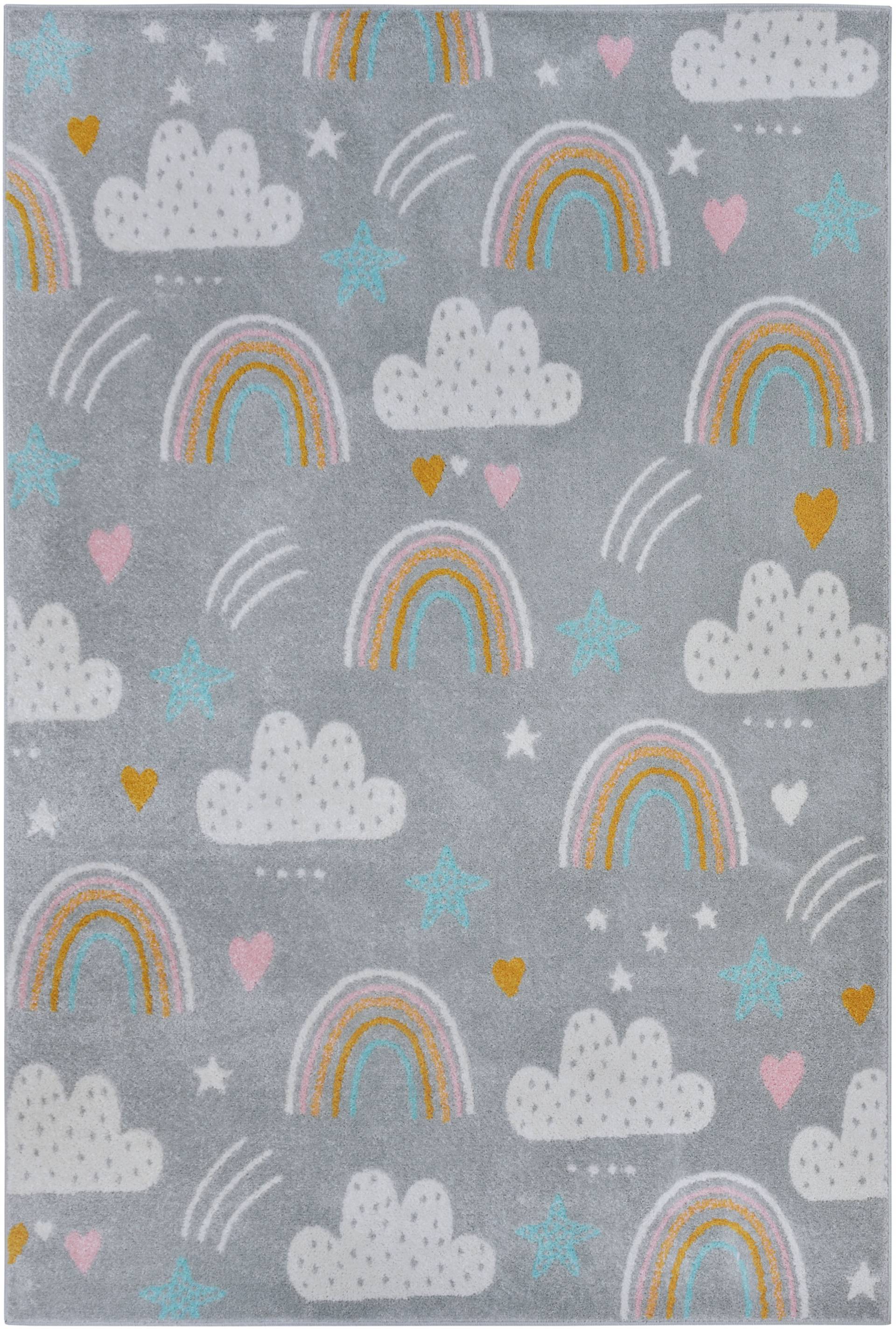 HANSE Home Kinderteppich »Adventures Rainbow Clouds«, rechteckig von HANSE Home