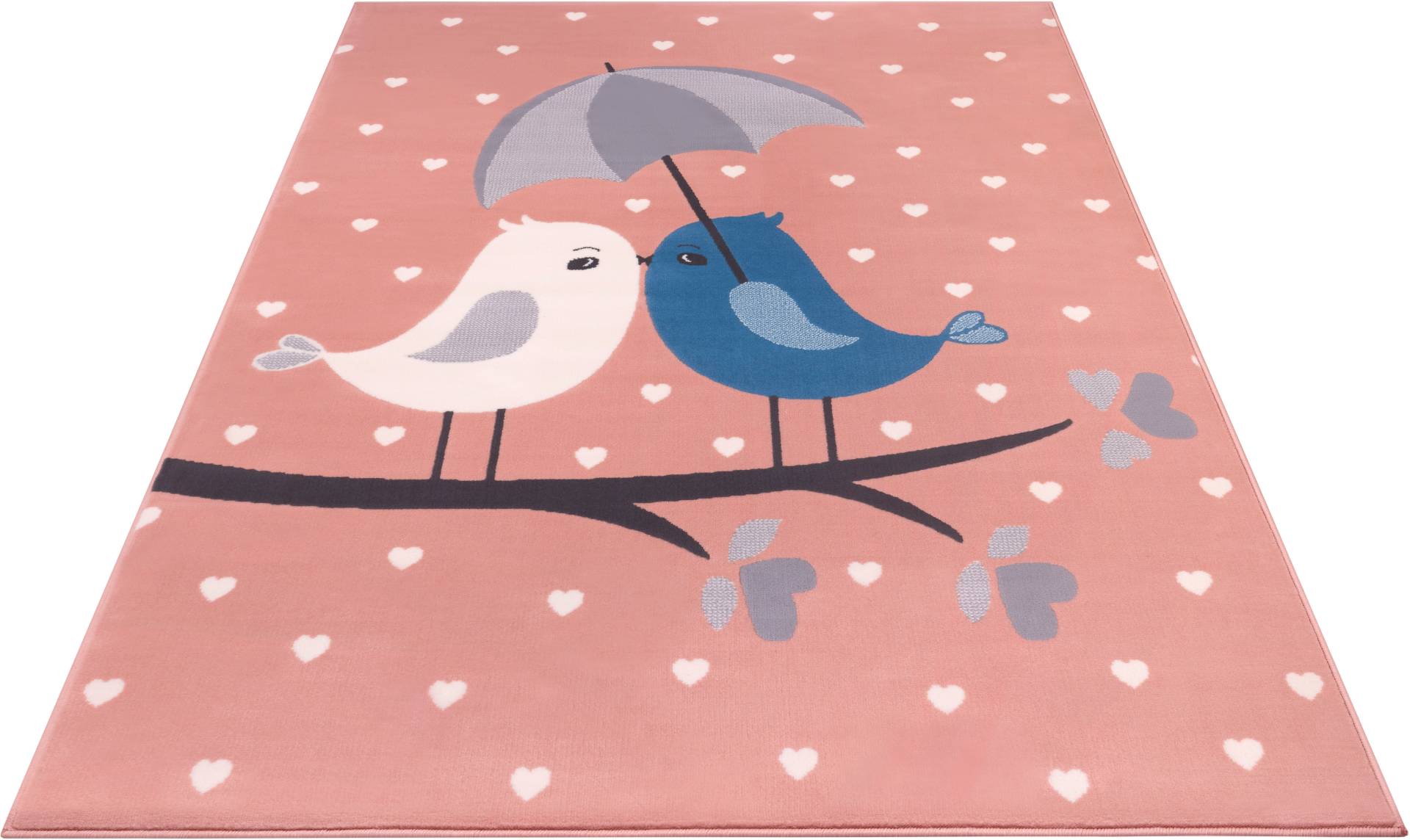HANSE Home Kinderteppich »Love Birds«, rechteckig, 9 mm Höhe, Liebe, Tiermotiv, Kurzflor, Strapazierfähig, Pflegeleicht, Robust HANSE Home Kinderteppich »Love Birds«, rechteckig, 9 mm Höhe, Liebe, Tiermotiv, Kurzflor, Strapazierfähig, Pflegeleicht, Robust von HANSE Home