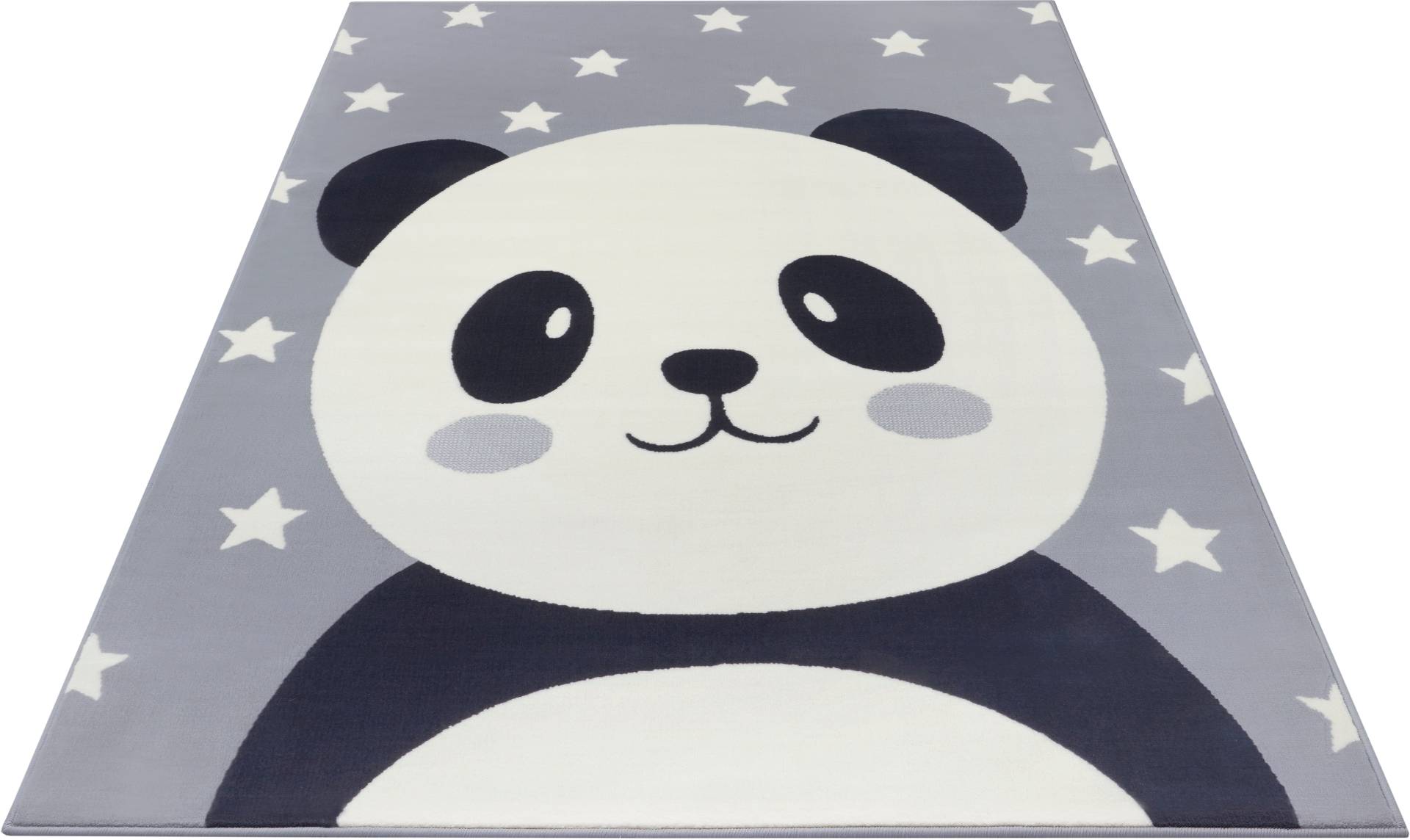 HANSE Home Kinderteppich »Panda Pepples«, rechteckig, Kurzflor, Tiermotiv, Sterne, Strapazierfähig, Pflegeleicht, Robust von HANSE Home