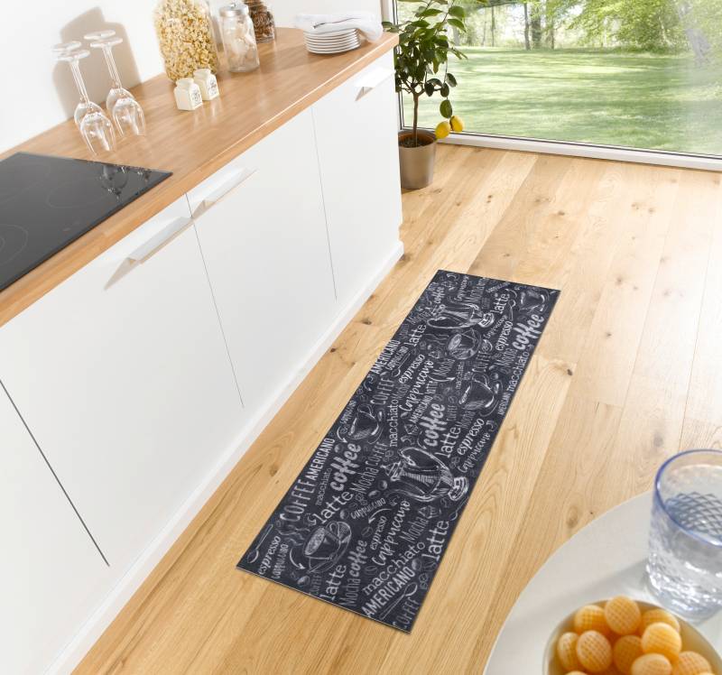 HANSE Home Küchenläufer »Wild Coffee Board«, rechteckig, 3 mm Höhe, Läufer, Rutschfest, Küchenteppich, Küche, Teppich, Pflegeleicht, Flur von HANSE Home