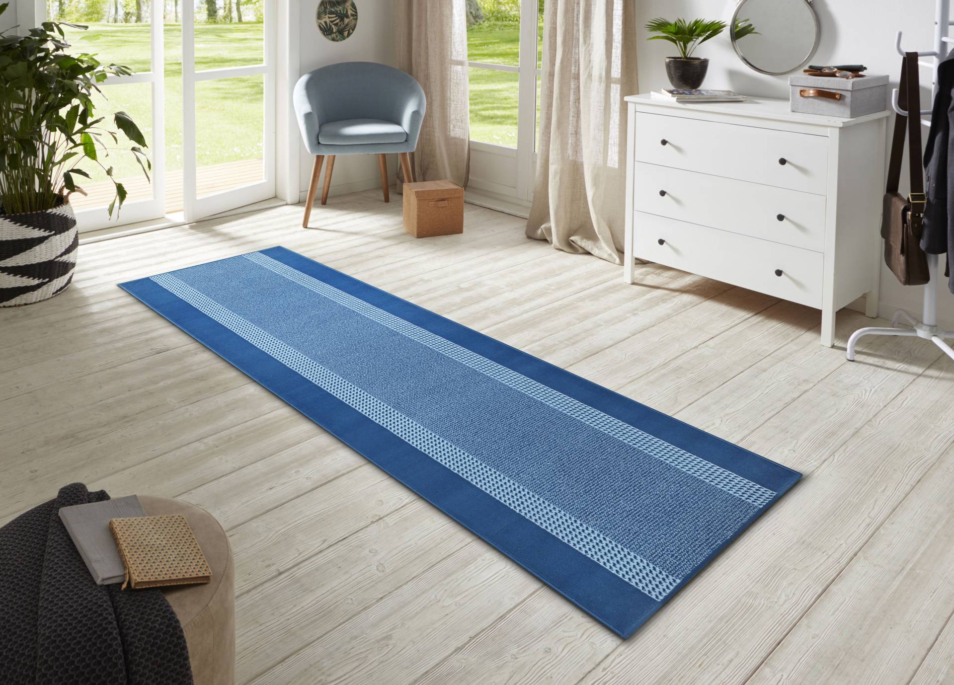 HANSE Home Teppich »Band«, rechteckig, 9 mm Höhe, Kurzflor, weich, Läufer Grössen, Wohnzimmer, Schlafzimmer, Esszimmer von HANSE Home