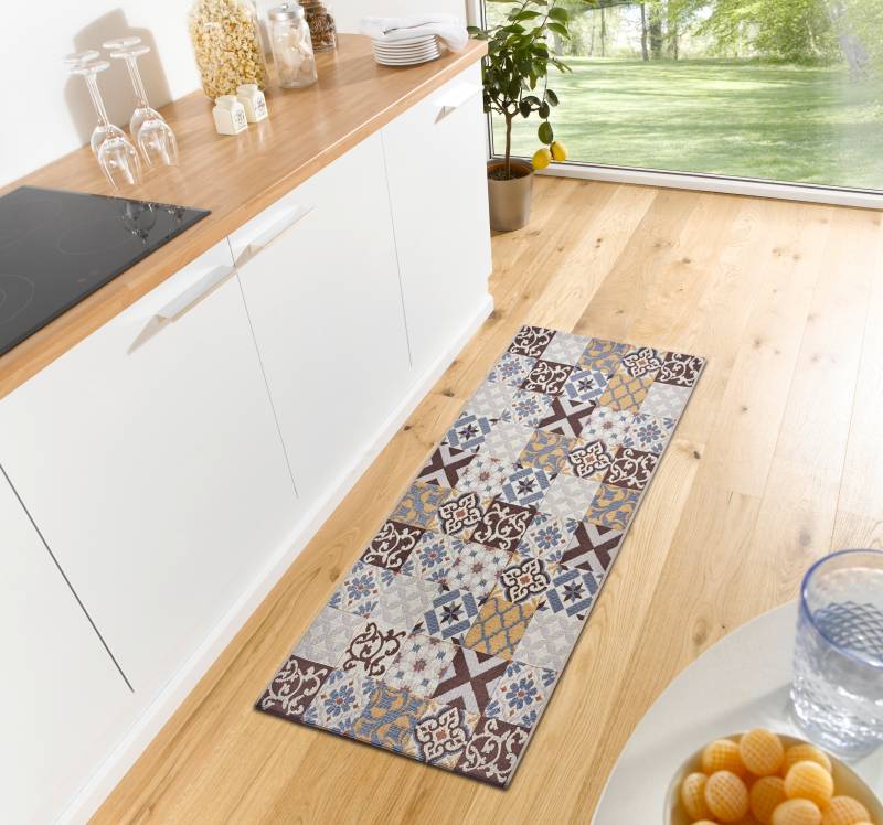 HANSE Home Läufer »Mosaik«, rechteckig, 6 mm Höhe, strapazierfähig, pflegeleicht, robust, Anti-Rutsch, Küche, Flur, Diele von HANSE Home