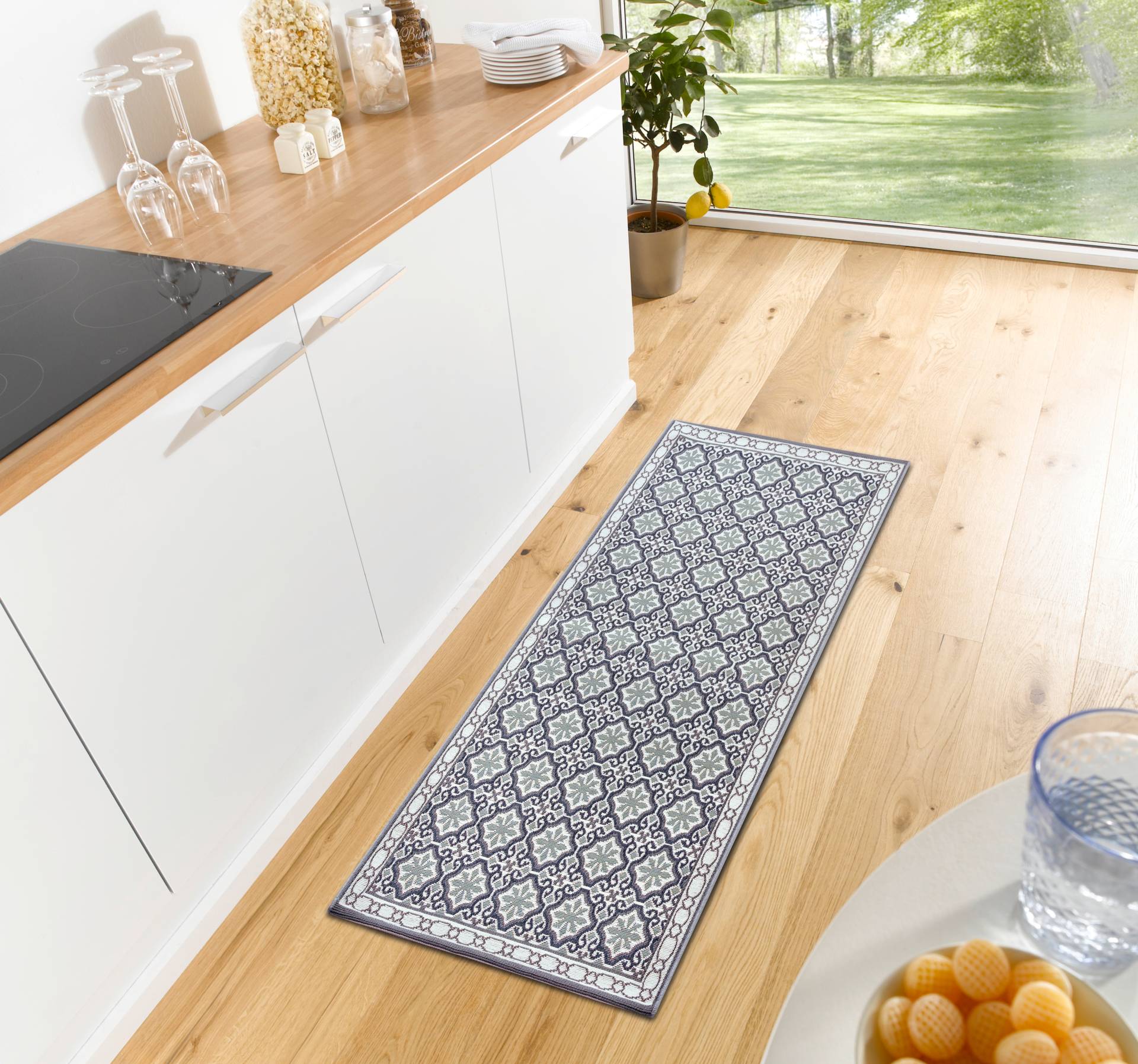 HANSE Home Läufer »Retro«, rechteckig, Fliesen Muster, pflegeleicht, Mosaik, Anti-Slip, Teppich Küche, Flur von HANSE Home