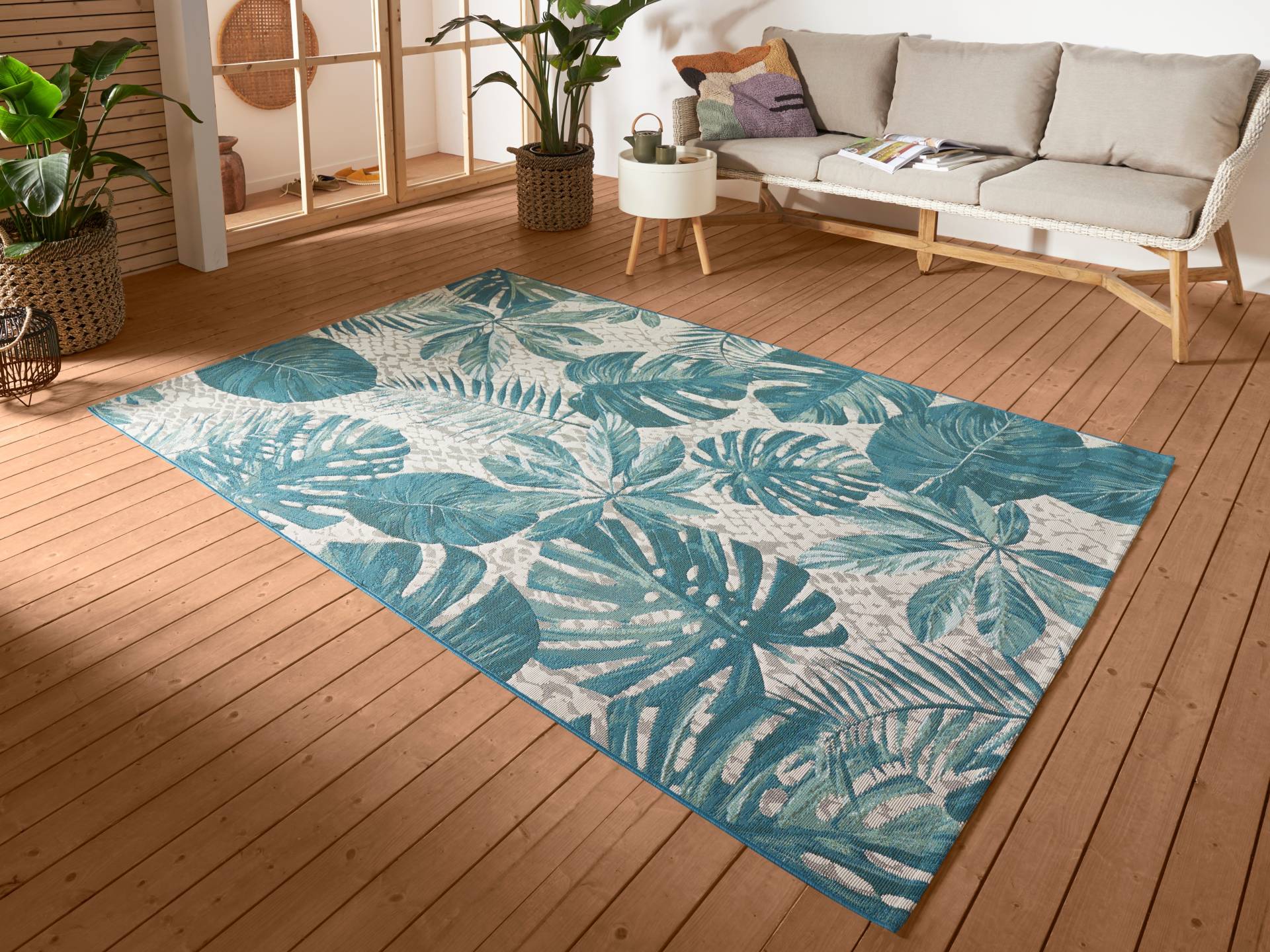 HANSE Home Outdoorteppich »Tropical Leaves«, rechteckig von HANSE Home