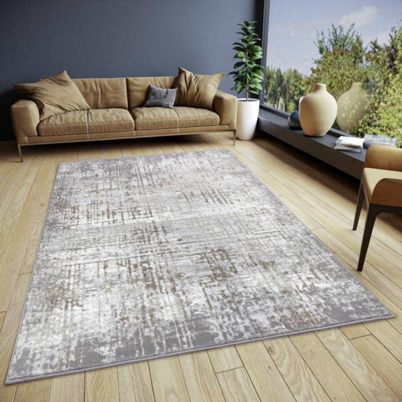 HANSE Home Teppich »Abstract«, rechteckig, 13 mm Höhe, strapazierfähig, pflegeleicht, robust, glänzend von HANSE Home