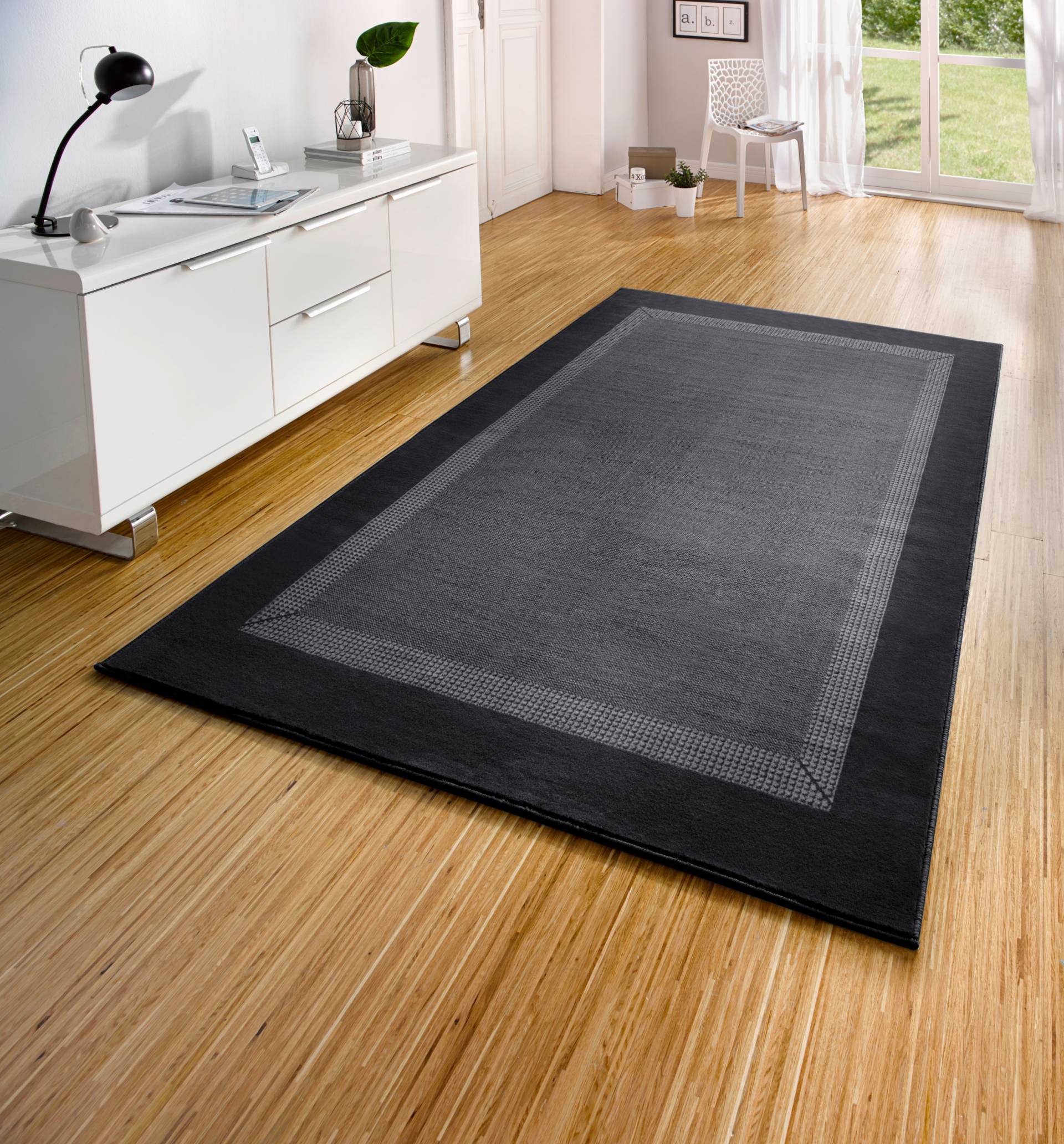 HANSE Home Teppich »Band«, rechteckig, 9 mm Höhe, Kurzflor, weich, Läufer Grössen, Wohnzimmer, Schlafzimmer, Esszimmer HANSE Home Teppich »Band«, rechteckig, 9 mm Höhe, Kurzflor, weich, Läufer Grössen, Wohnzimmer, Schlafzimmer, Esszimmer von HANSE Home
