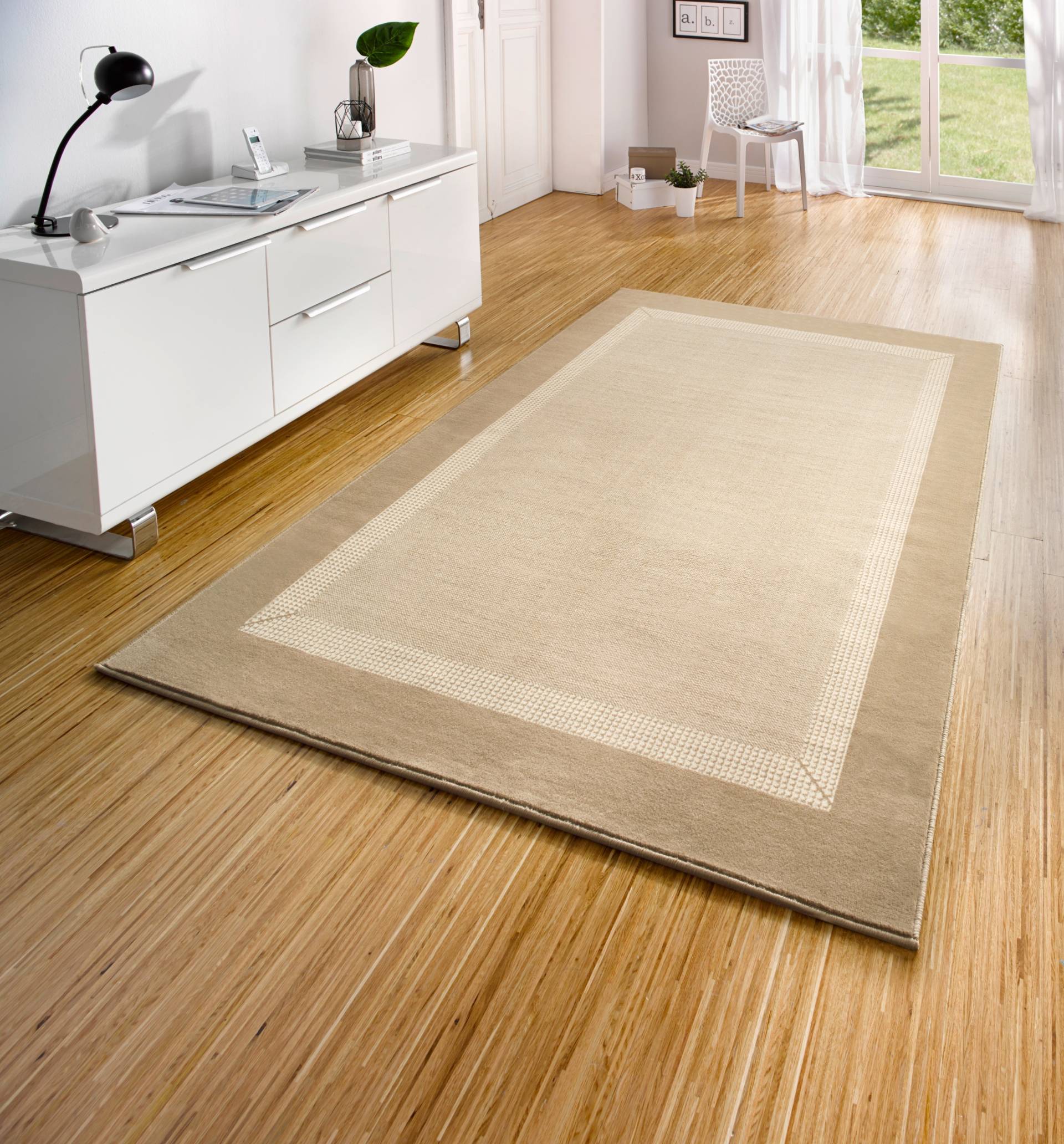 HANSE Home Teppich »Band«, rechteckig, 9 mm Höhe, Kurzflor, weich, Läufer Grössen, Wohnzimmer, Schlafzimmer, Esszimmer von HANSE Home