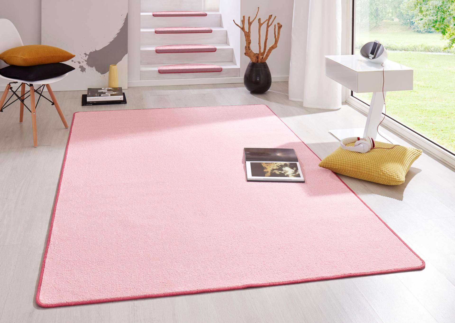 HANSE Home Teppich »Fancy«, rechteckig, 7 mm Höhe, Kurzflor, Läufer, uni, gekettelt, Wohnzimmer, Schlafzimmer, Esszimmer HANSE Home Teppich »Fancy«, rechteckig, 7 mm Höhe, Kurzflor, Läufer, uni, gekettelt, Wohnzimmer, Schlafzimmer, Esszimmer von HANSE Home