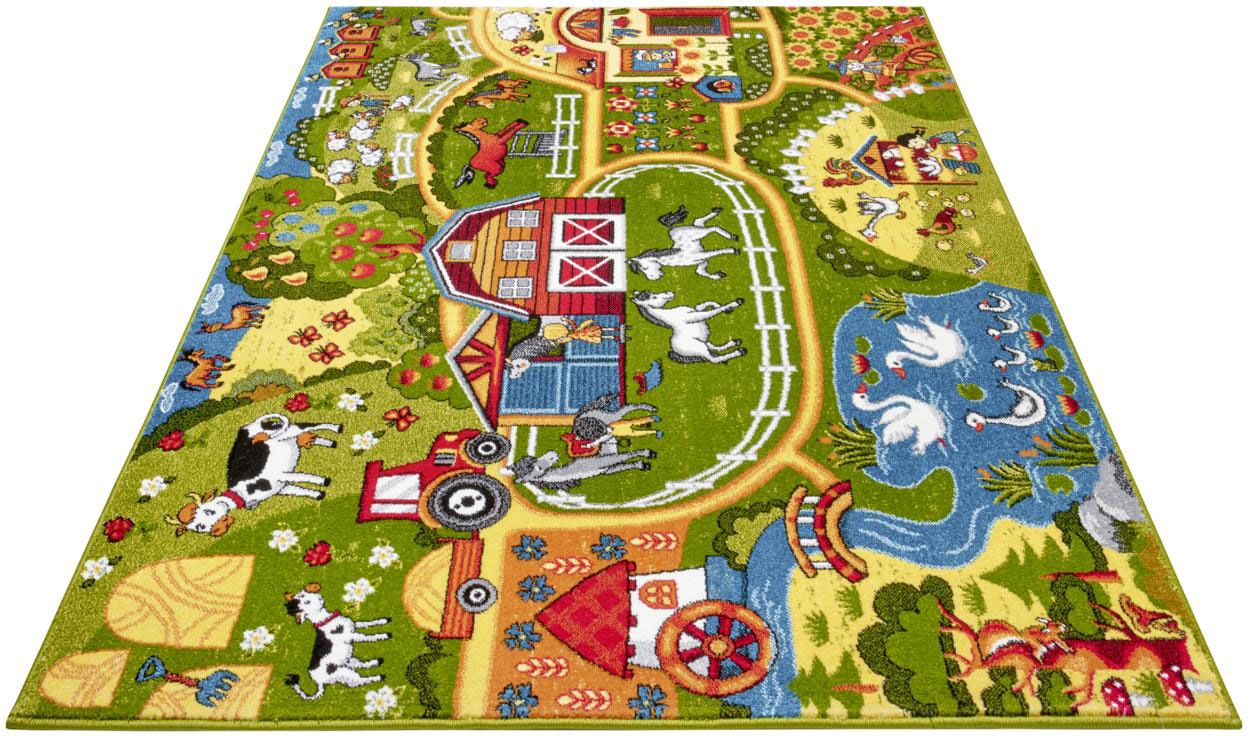 HANSE Home Teppich »Farm Living«, rechteckig, Farbenfrohes Design, Spielunterlage, Tiere von HANSE Home