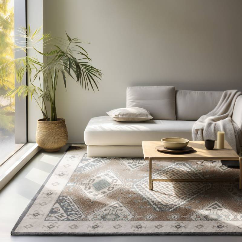 HANSE Home Teppich »Lakan«, rechteckig, 8 mm Höhe, Orient Optik, strapazierfähig, pflegeleicht, robust von HANSE Home