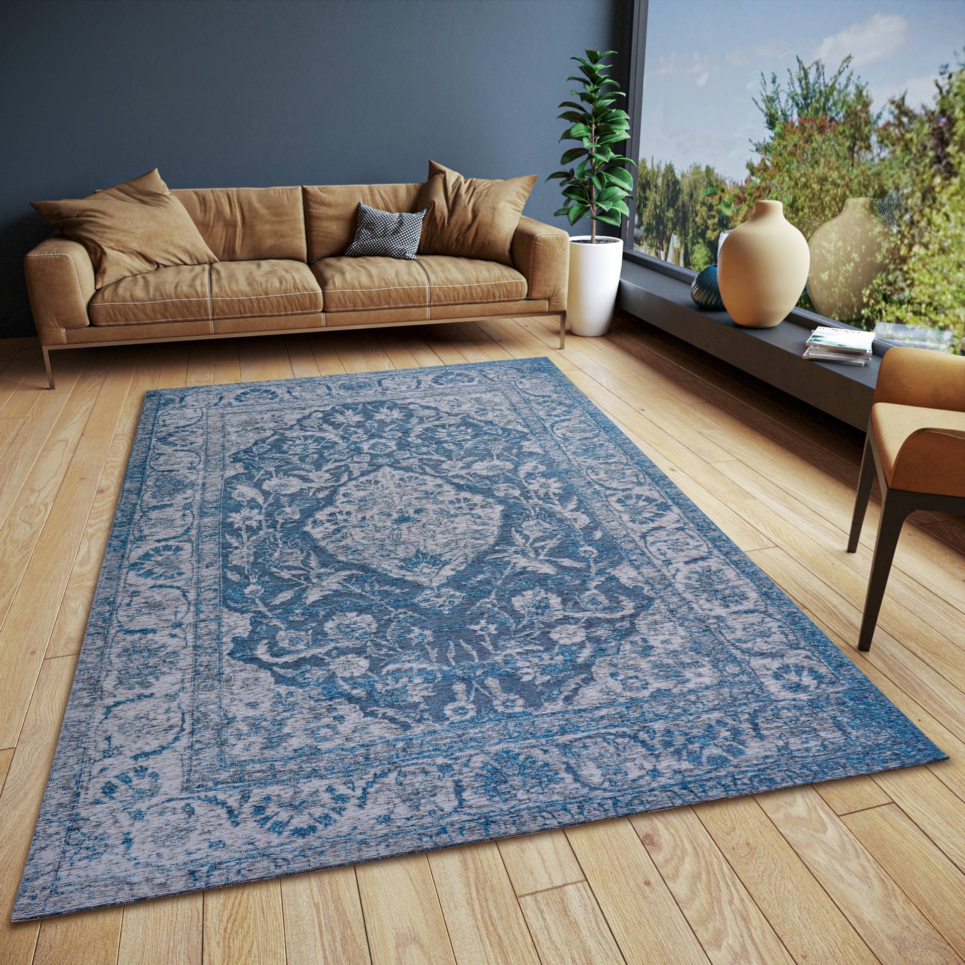 HANSE Home Teppich »Mahat«, rechteckig, 6 mm Höhe, strapazierfähig, pflegeleicht, robust, Anti-Slip von HANSE Home