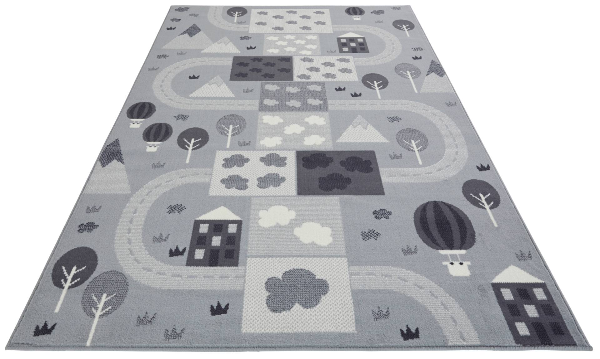 HANSE Home Teppich »Mountaintrack«, rechteckig, 0,9 mm Höhe, Schaldämmende Spielunterlage, Strassen Design, Kurzflor, Robust HANSE Home Teppich »Mountaintrack«, rechteckig, 0,9 mm Höhe, Schaldämmende Spielunterlage, Strassen Design, Kurzflor, Robust von HANSE Home
