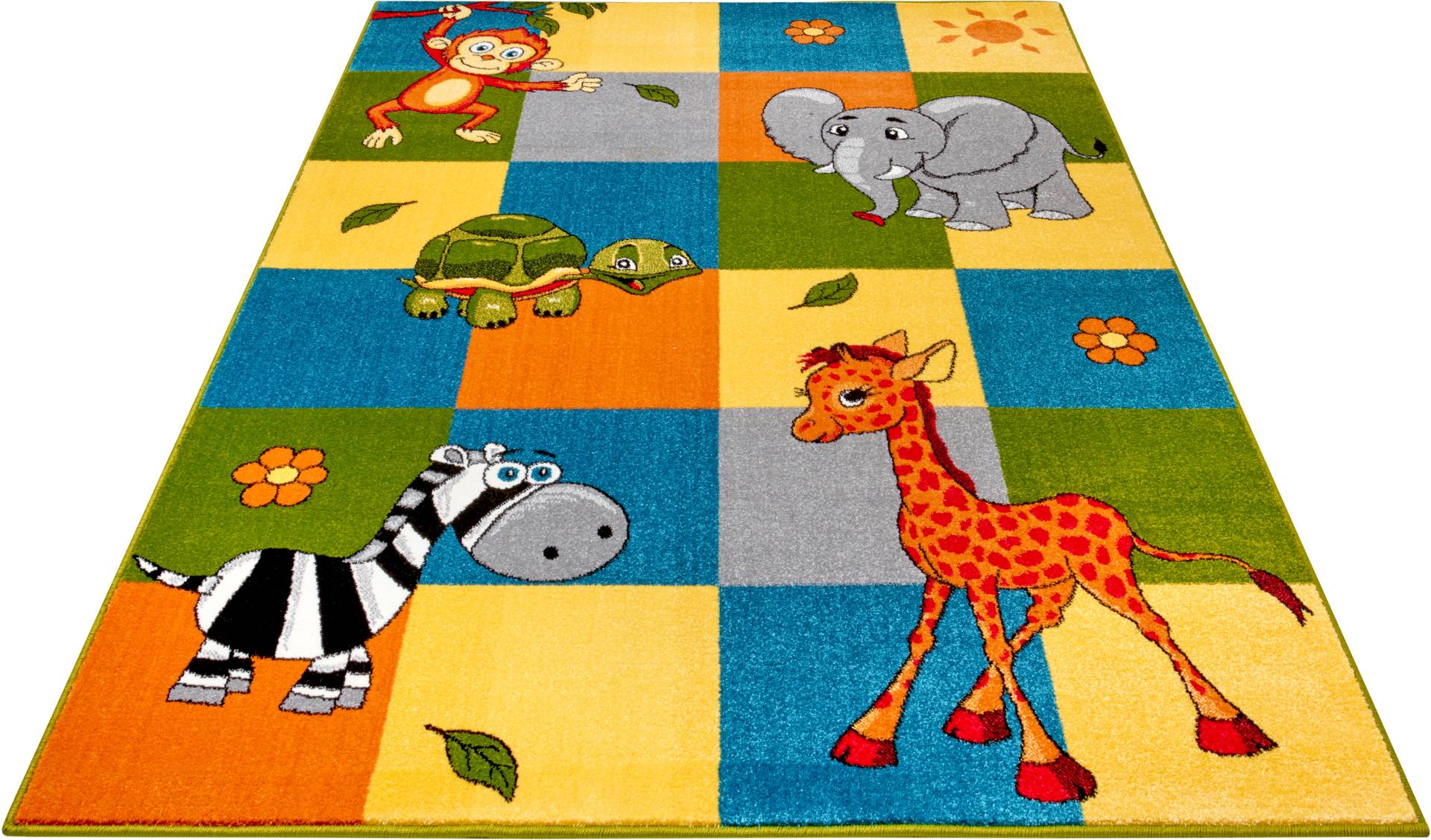HANSE Home Teppich »Patchwork Zoo«, rechteckig, 9 mm Höhe, Farbenfrohes Design, Spielunterlage, Tiere HANSE Home Teppich »Patchwork Zoo«, rechteckig, 9 mm Höhe, Farbenfrohes Design, Spielunterlage, Tiere von HANSE Home