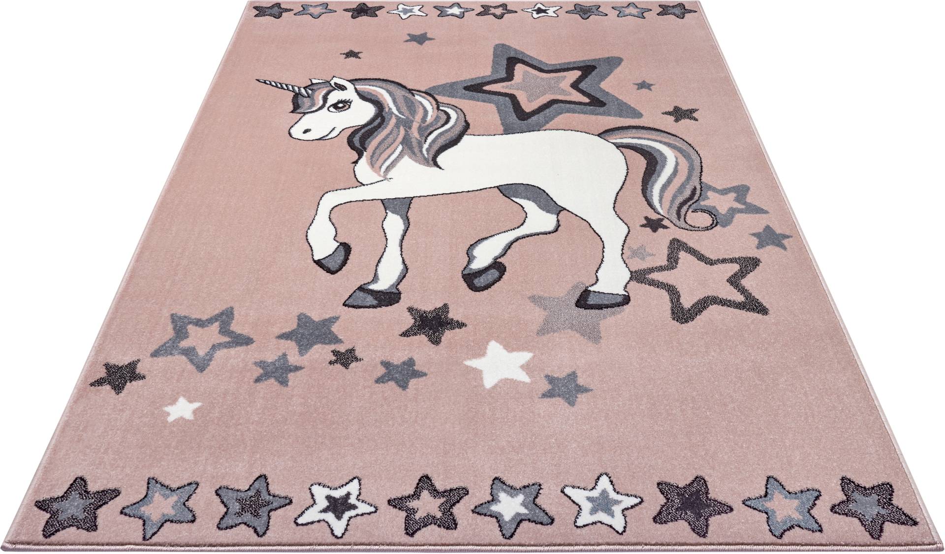 HANSE Home Teppich »Unicorn Dream«, rechteckig, 9 mm Höhe, Farbenfrohes Design, Spielunterlage, Tiere HANSE Home Teppich »Unicorn Dream«, rechteckig, 9 mm Höhe, Farbenfrohes Design, Spielunterlage, Tiere von HANSE Home
