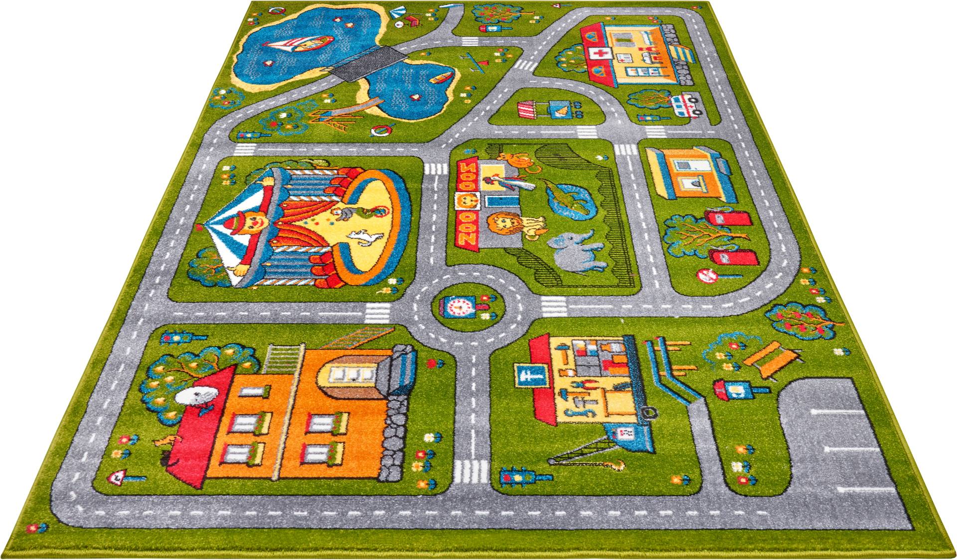 HANSE Home Teppich »Urban Street«, rechteckig, 9 mm Höhe, Farbenfrohes Design, Spielunterlage, Strasse, strapazierfähig HANSE Home Teppich »Urban Street«, rechteckig, 9 mm Höhe, Farbenfrohes Design, Spielunterlage, Strasse, strapazierfähig von HANSE Home