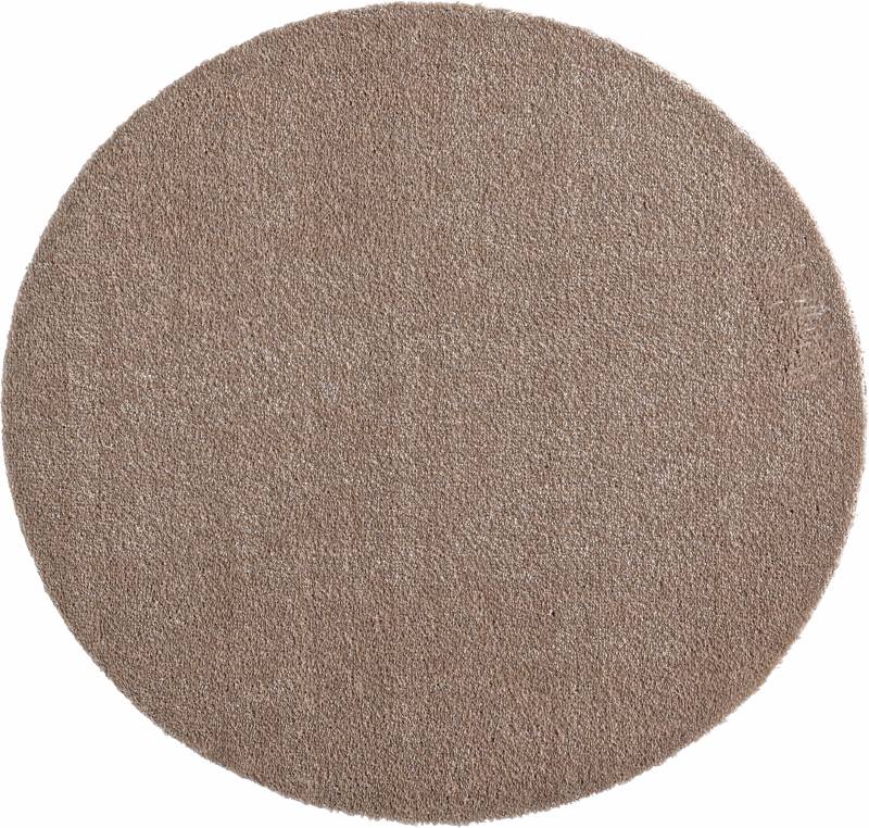 HANSE Home Teppich »Deko Soft«, rund, 7 mm Höhe, waschbar, Unifarben Design, Rutschfest,Robust, Pflegeleicht, Saugfähig von HANSE Home
