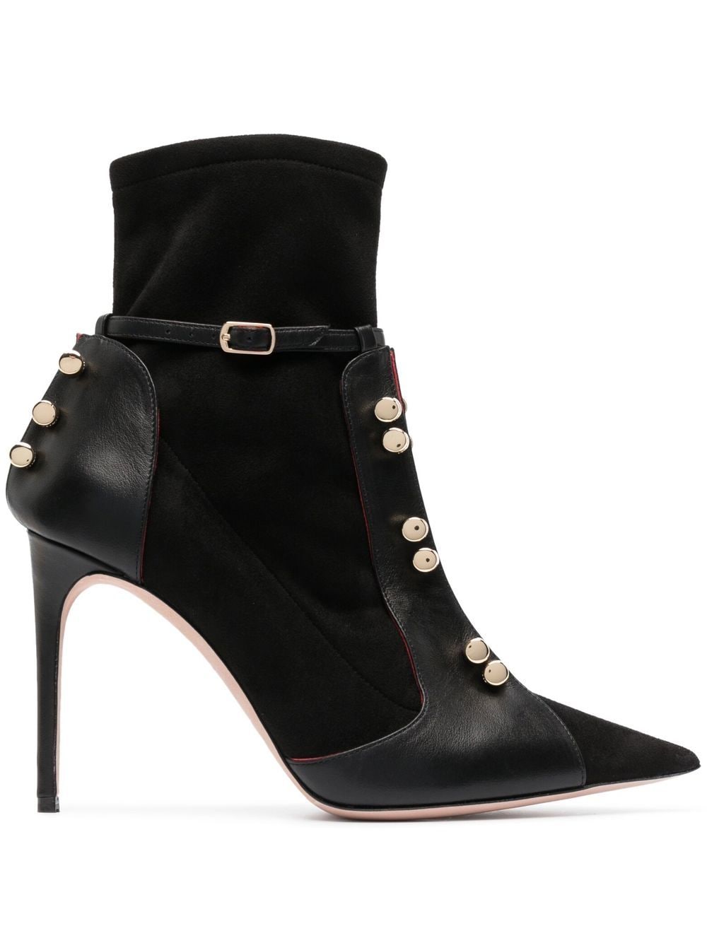 HARDOT stud-detail pointed ankle boots - Black von HARDOT