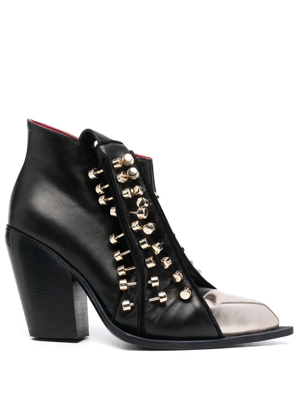 HARDOT stud-embellished ankle boots - Black von HARDOT
