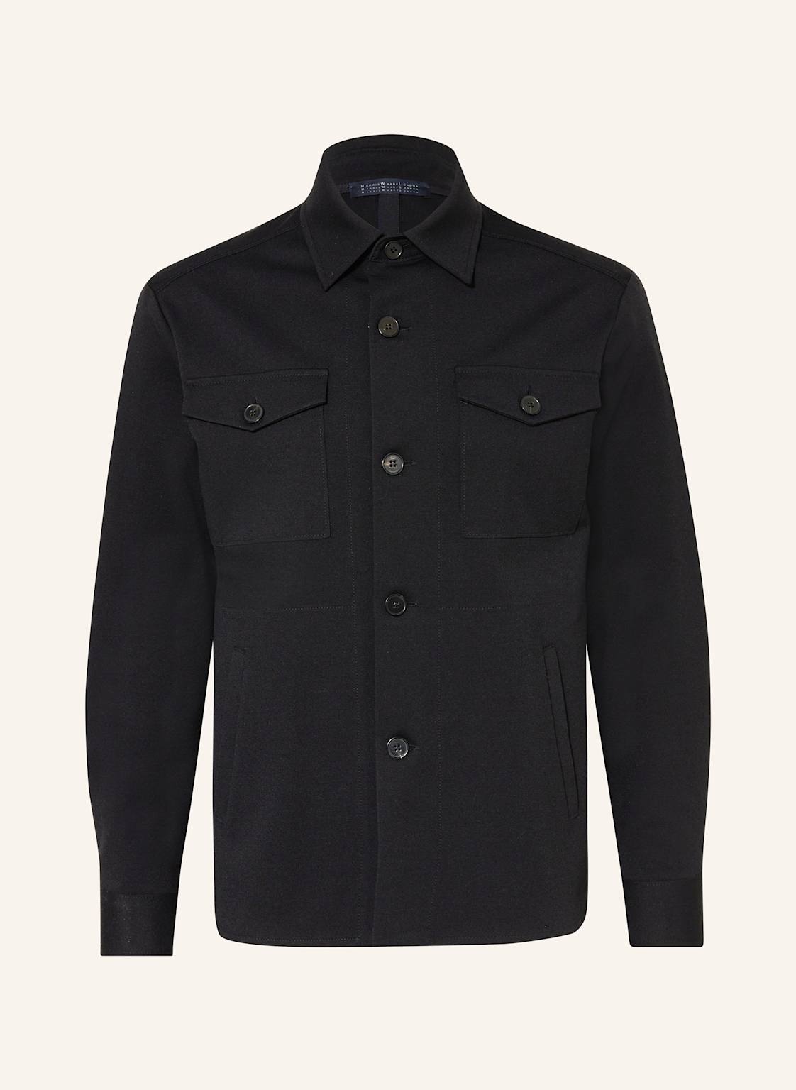 Harris Wharf London Overjacket schwarz Harris Wharf London Overjacket schwarz von HARRIS WHARF LONDON