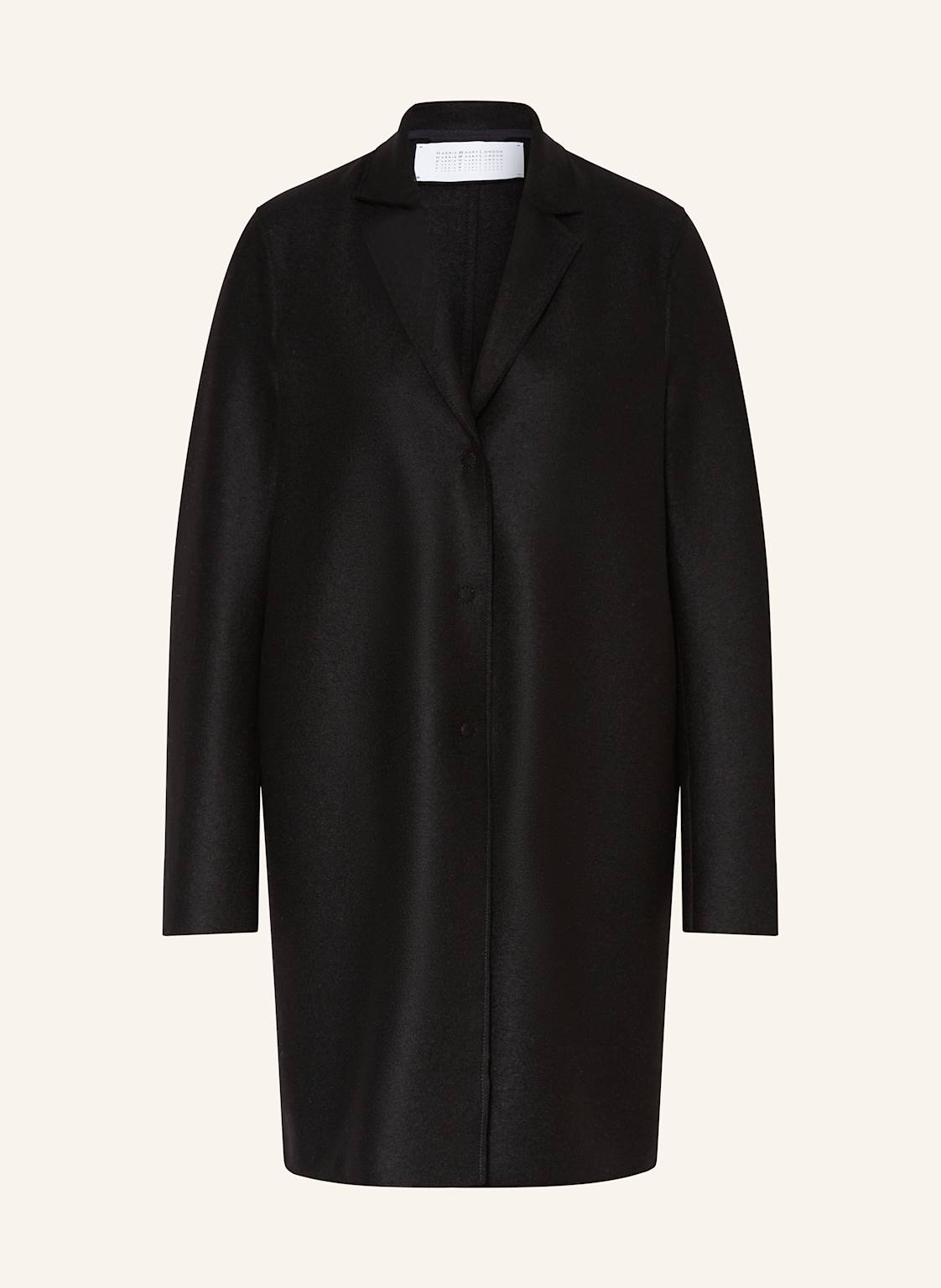 Harris Wharf London Wollmantel schwarz Harris Wharf London Wollmantel schwarz von HARRIS WHARF LONDON