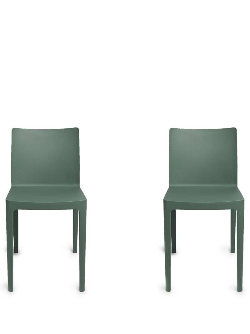 HAY Elementaire set of two chairs - Green von HAY