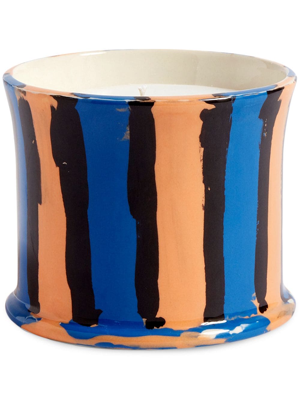 HAY Stripe scented candle - Blue von HAY