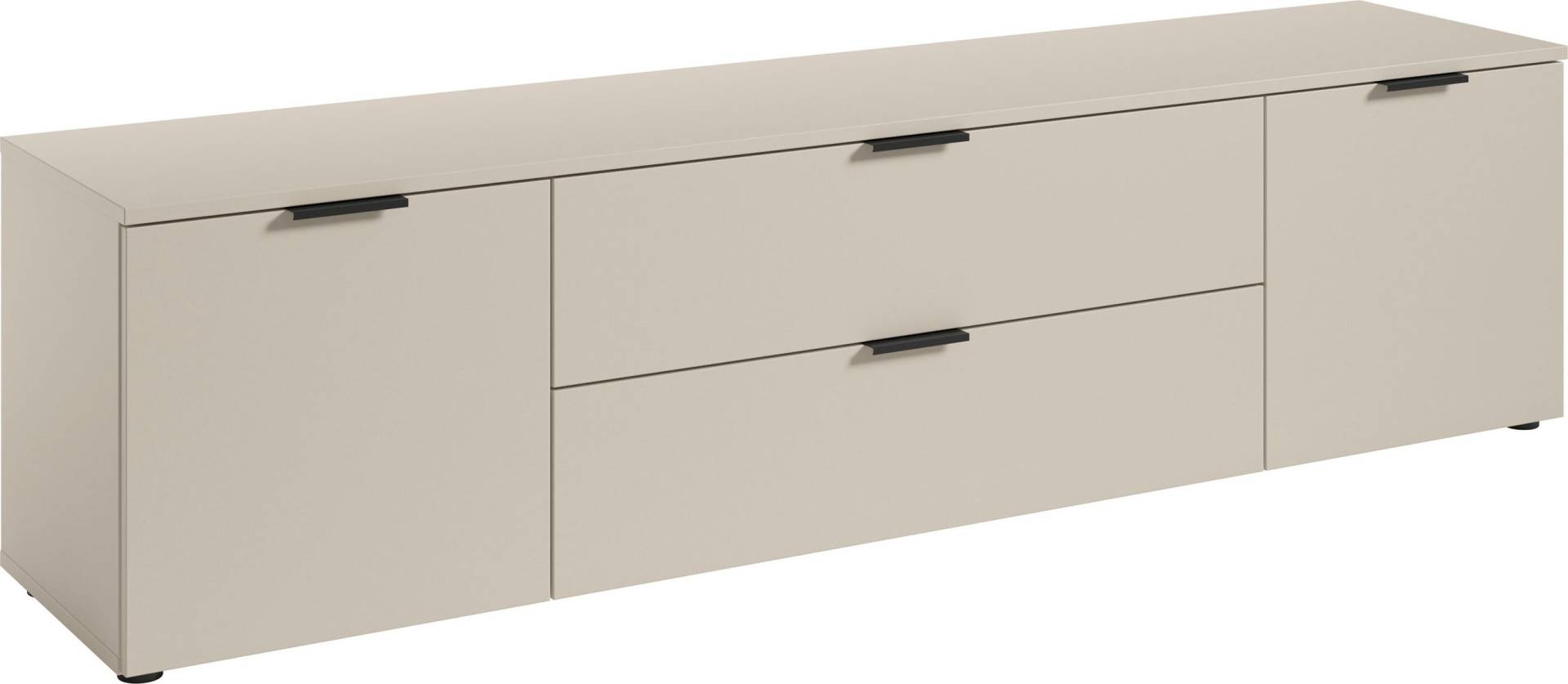 HBZ Lowboard »Linz TV-Unterschrank, BxHxT 180x47x40cm«, (1 St.), Breite 180cm,Lip-Griff, Melaminbeschichtung von HBZ