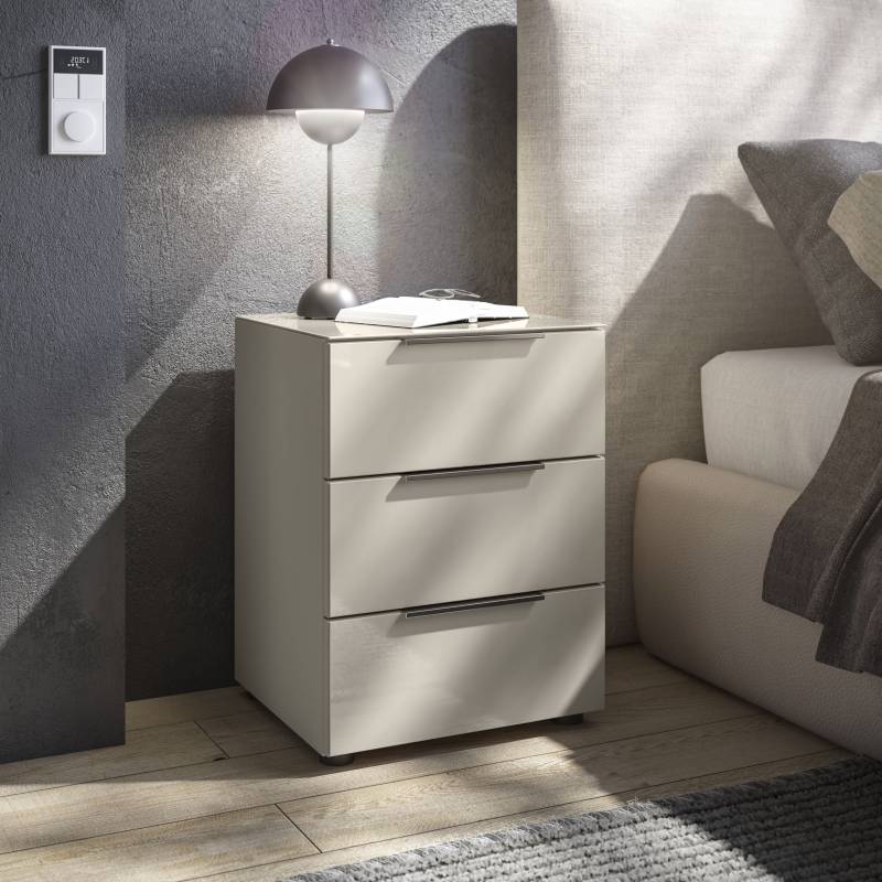 HBZ Nachtkommode »Santorin Nachtkonsole, BxHxT 45x61x40 cm«, (1 St.), Breite 45cm, Softclose für Schubkästen, Melaminbeschichtung von HBZ