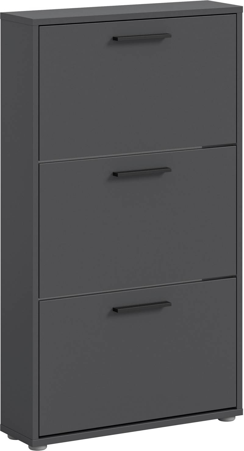 HBZ Schuhkommode »Sam«, (1 St.), Schuhkipper, Schuhschrank mit 3 Klappen, BxHxT 59x103x17cm von HBZ