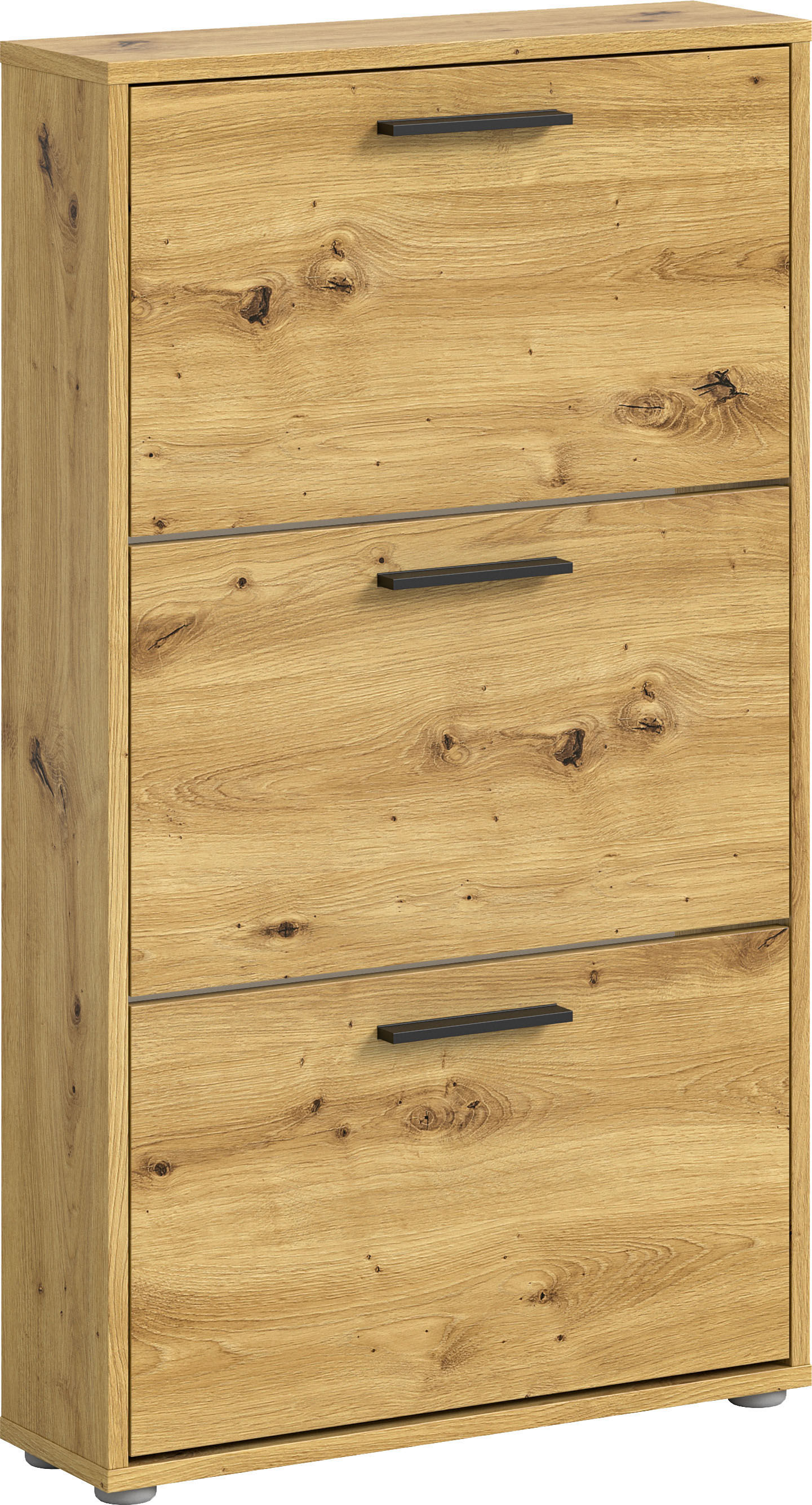HBZ Schuhkommode »Sam«, (1 St.), Schuhkipper, Schuhschrank mit 3 Klappen, BxHxT 59x103x17cm von HBZ