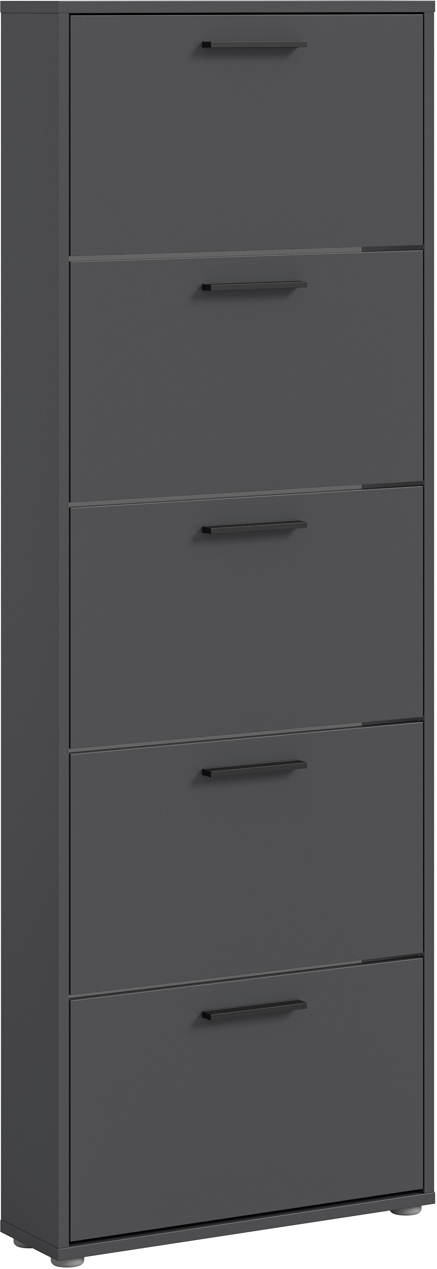 HBZ Schuhkommode »Sam Schuhkipper, Schuhschrank BxHxT 59x169x17 cm«, (1 St.), mit 5 Klappen von HBZ