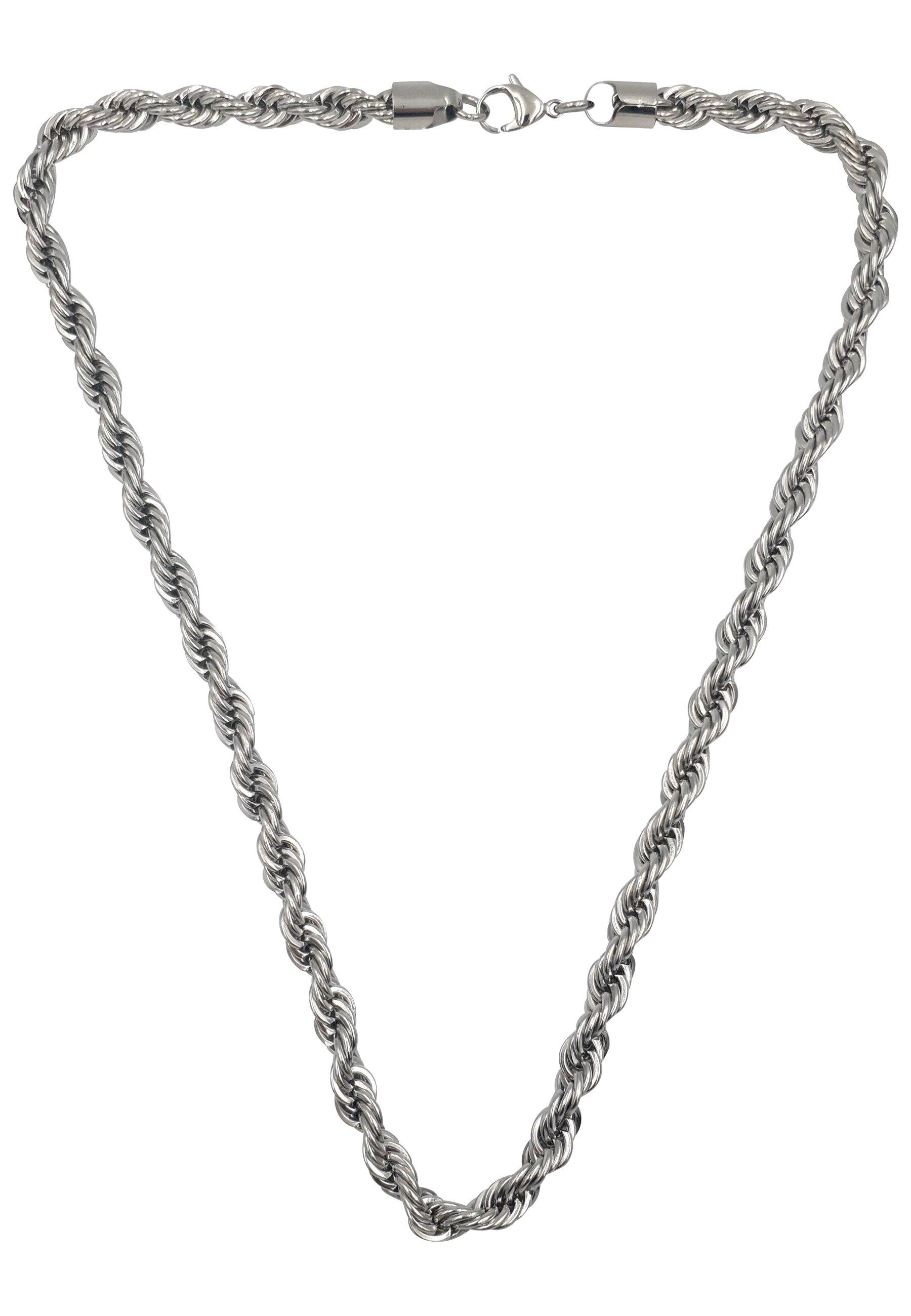 Twisted Chain, Hip-hop-style Damen Silber 60 cm von HEBE JEWELS