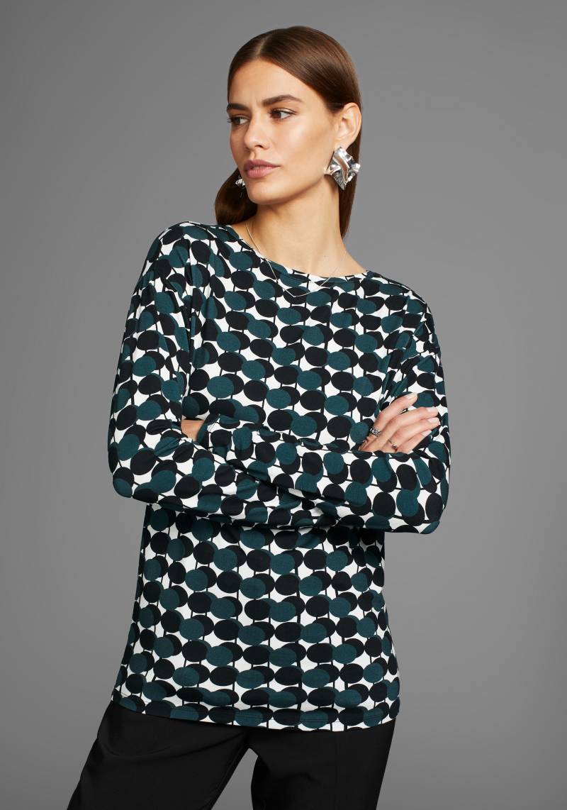 HECHTER PARIS Langarmshirt, mit schönem Allover-Print von HECHTER PARIS