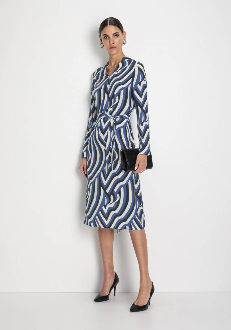 HECHTER PARIS Midikleid, mit Bindegürtel von HECHTER PARIS