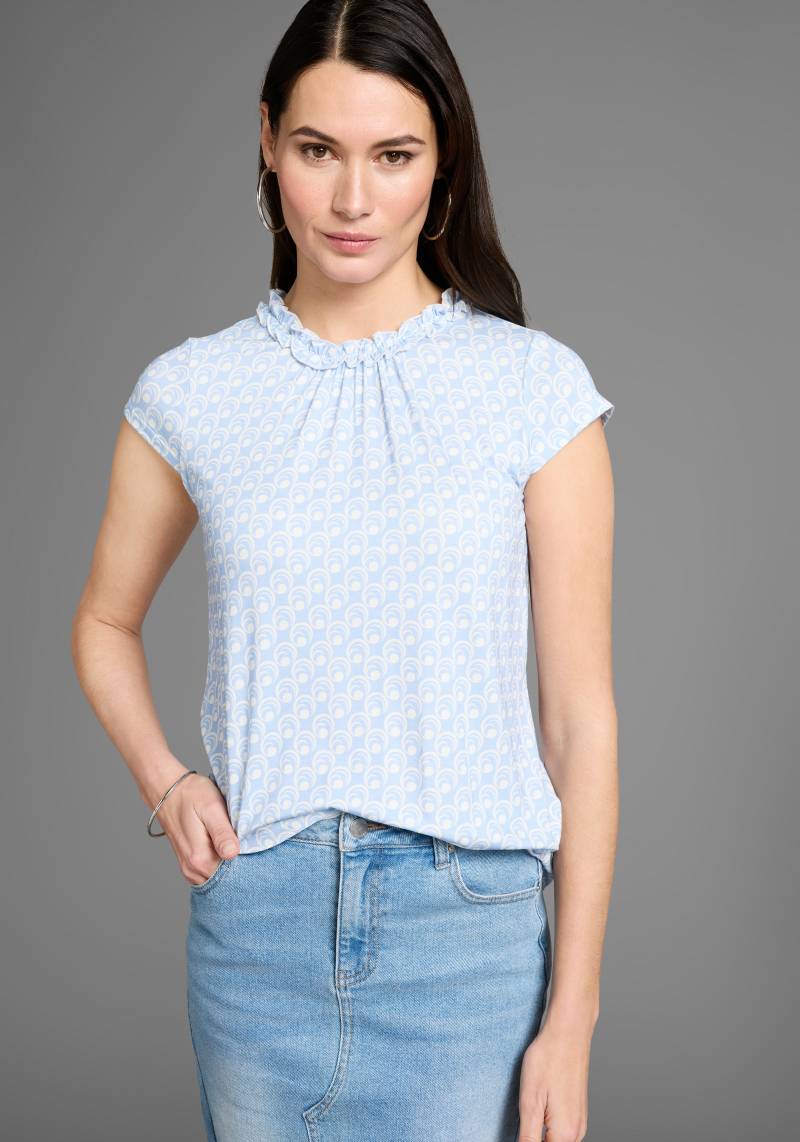 HECHTER PARIS Print-Shirt, mit femininem Ausschnittdetail von HECHTER PARIS