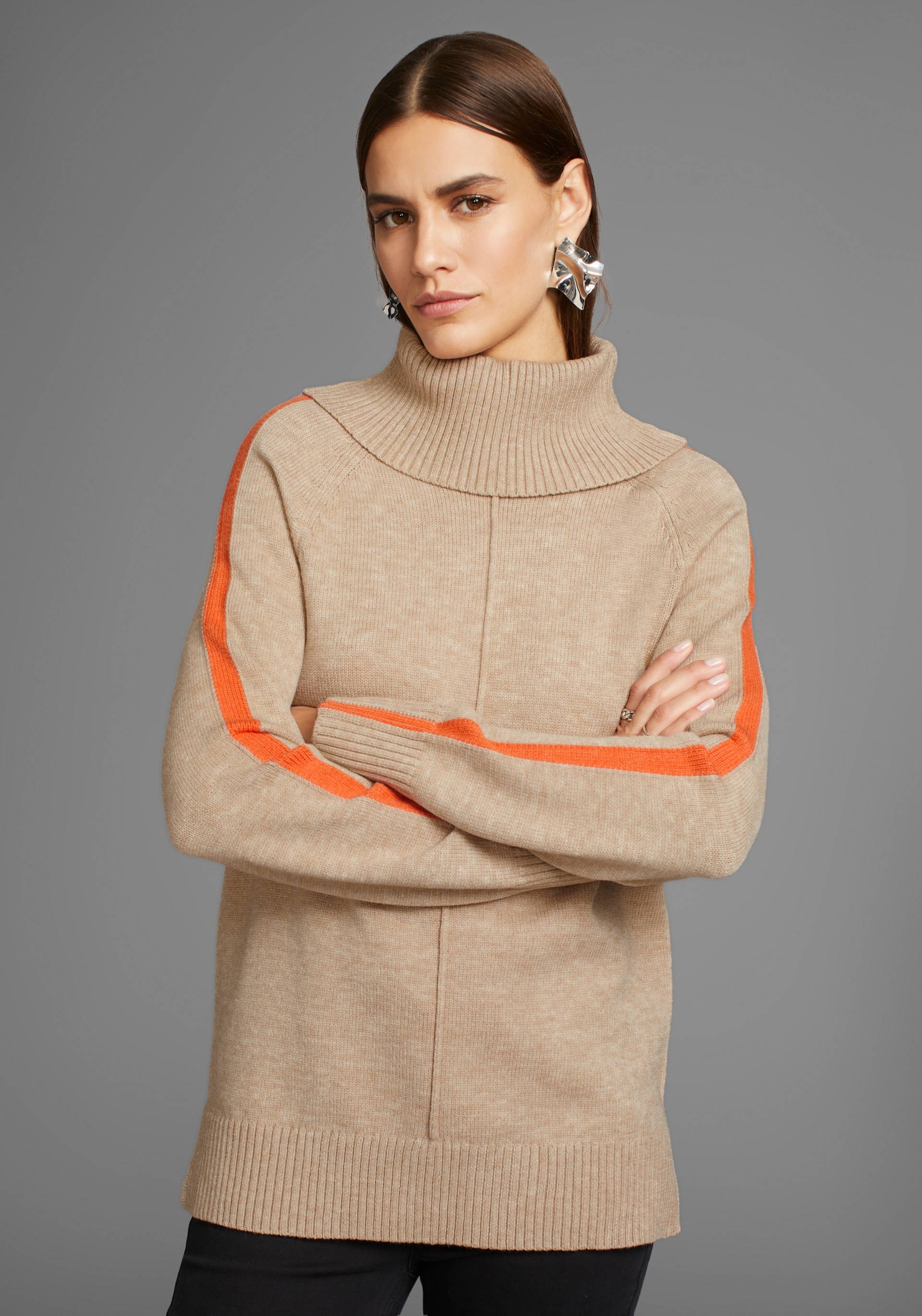 HECHTER PARIS Rollkragenpullover, mit Kontrastdetails HECHTER PARIS Rollkragenpullover, mit Kontrastdetails von HECHTER PARIS