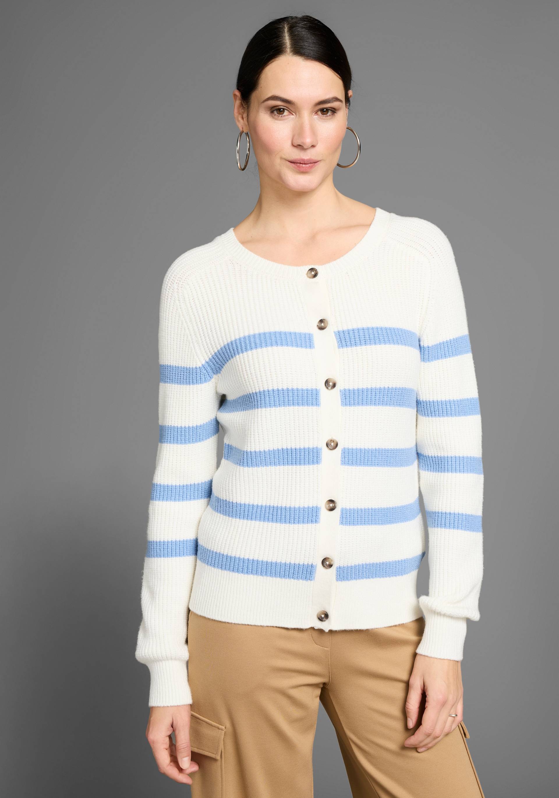 HECHTER PARIS Strickjacke, im Streifenlook HECHTER PARIS Strickjacke, im Streifenlook von HECHTER PARIS