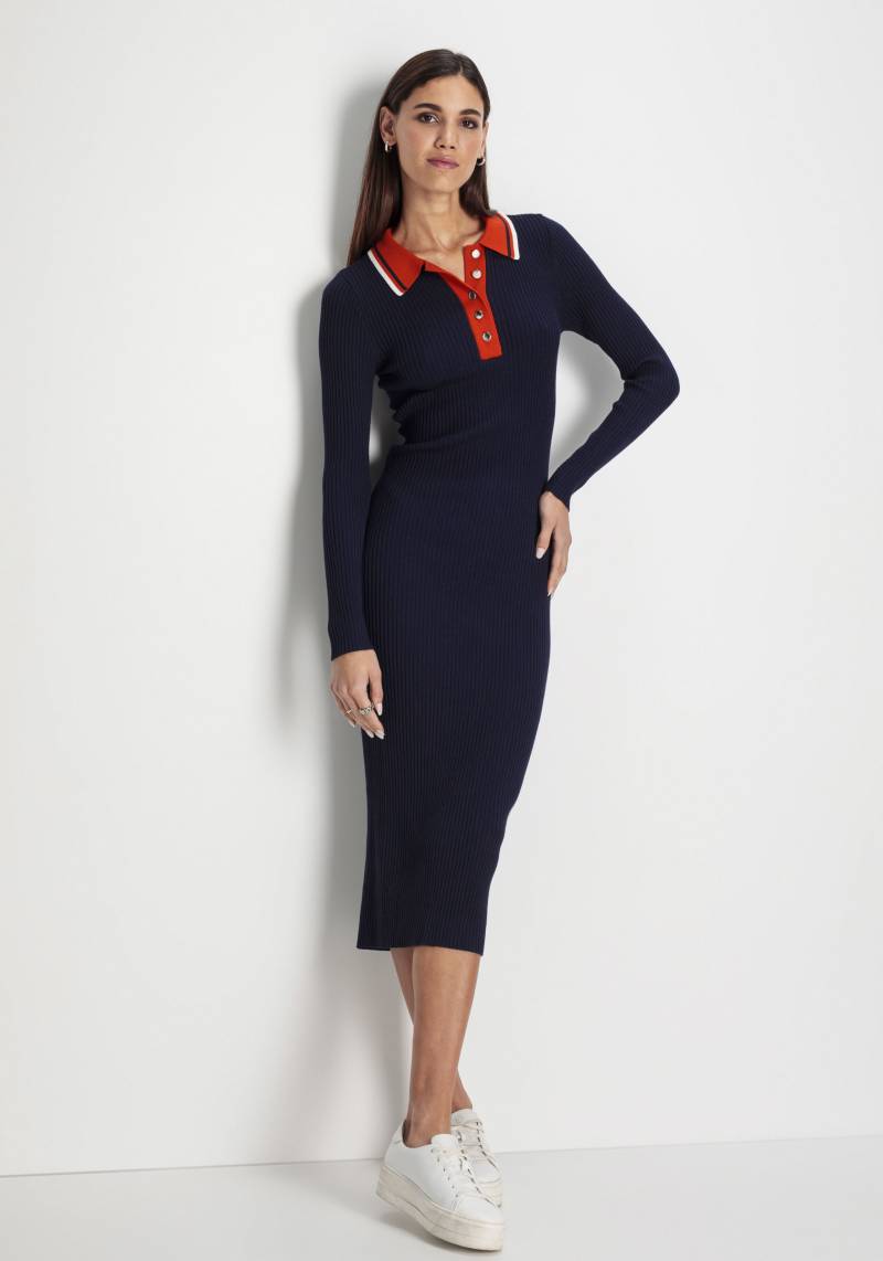 HECHTER PARIS Strickkleid, mit modisch- sportivem Polokragen von HECHTER PARIS