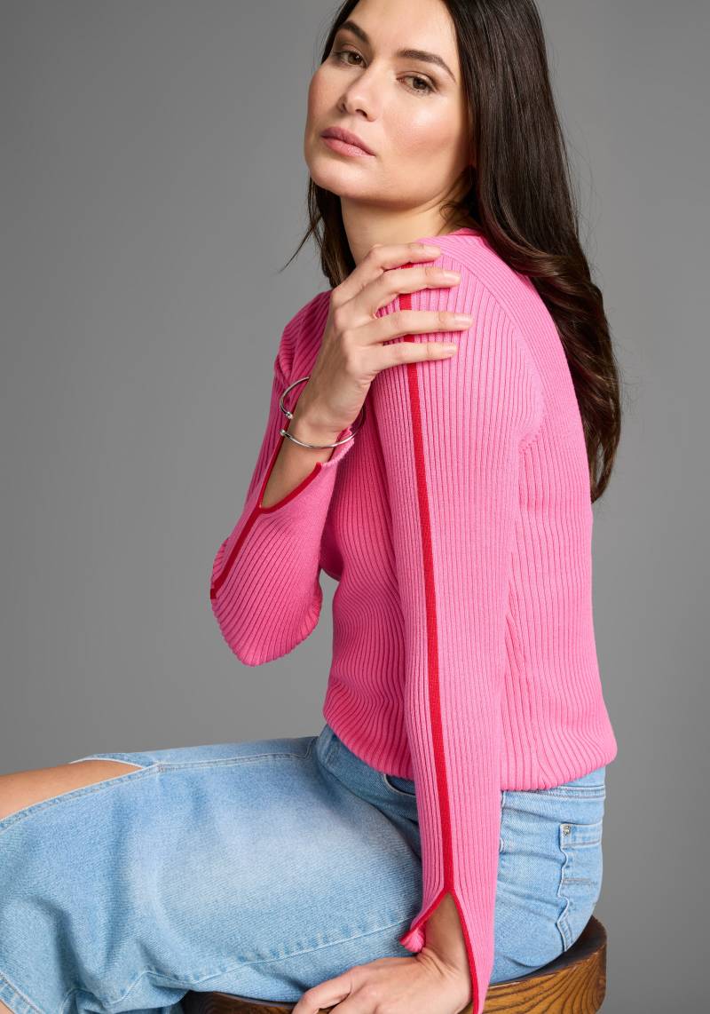 HECHTER PARIS Strickpullover, mit Kontrastdetails von HECHTER PARIS