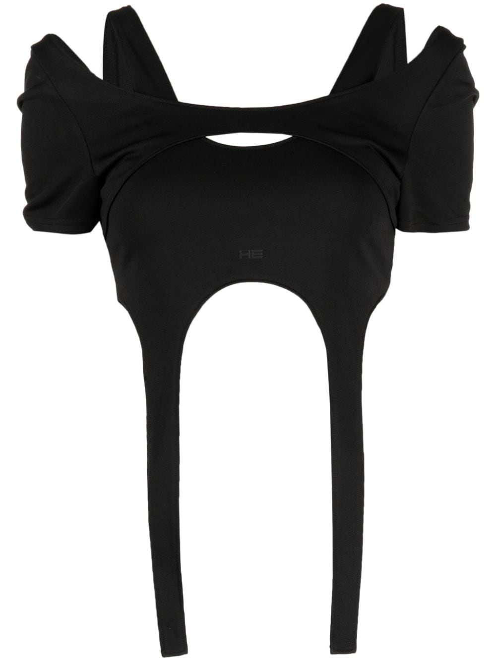 HELIOT EMIL Arid harness top - Black von HELIOT EMIL