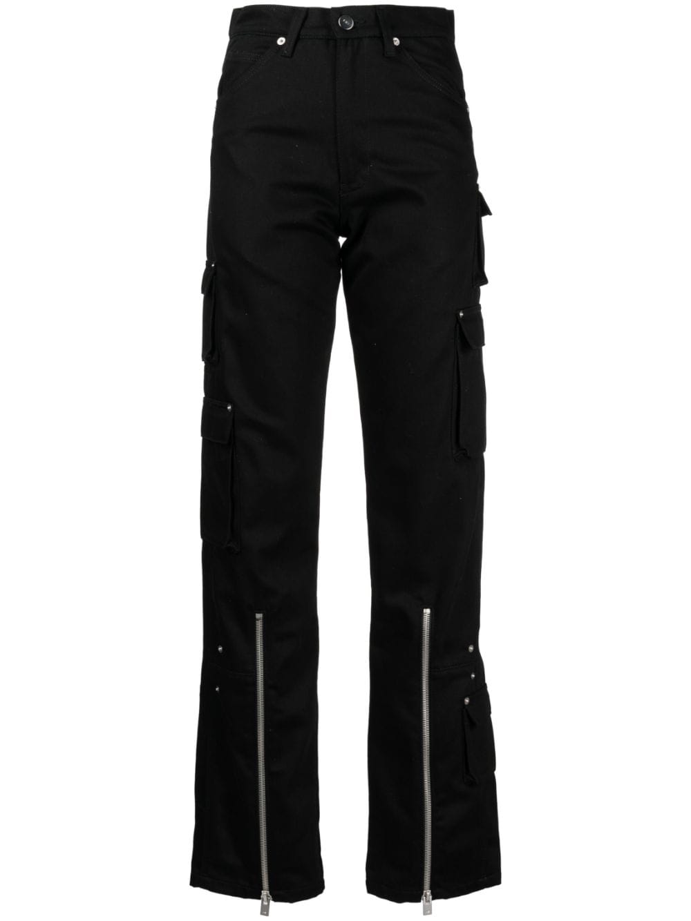 HELIOT EMIL Definite cargo trousers - Black von HELIOT EMIL