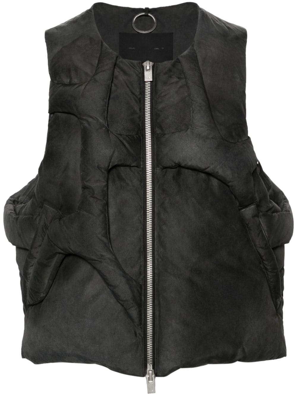 HELIOT EMIL Diffusion panelled down gilet - Black von HELIOT EMIL