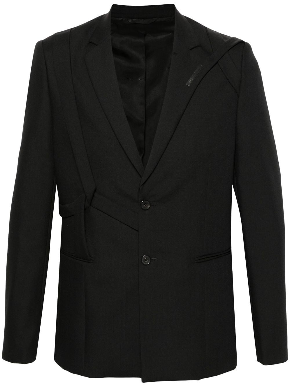 HELIOT EMIL Equilibrium single-breasted blazer - Black von HELIOT EMIL