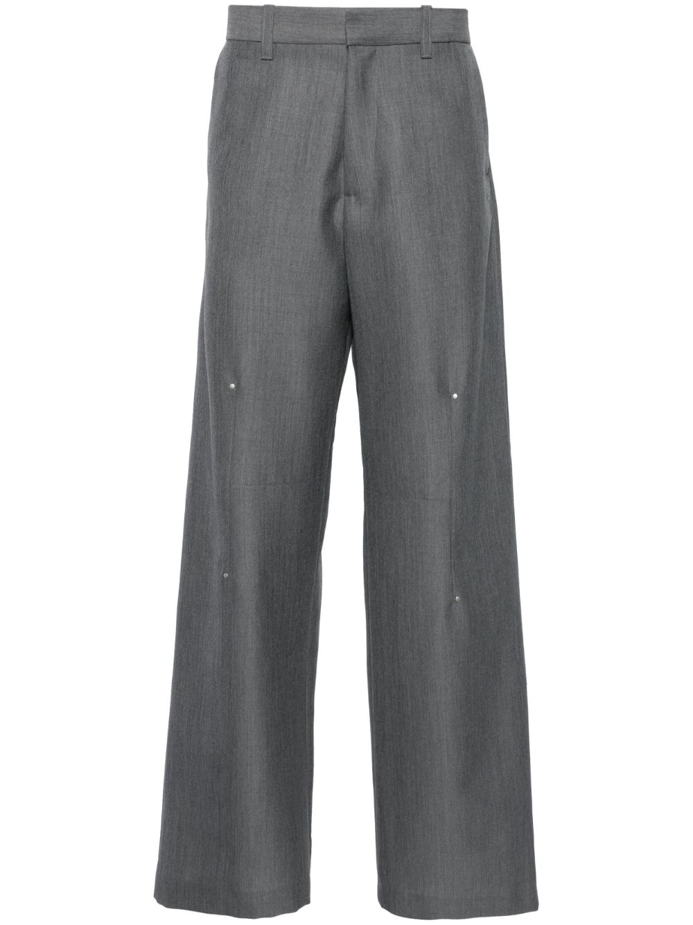 HELIOT EMIL Radial tailored trousers - Grey von HELIOT EMIL