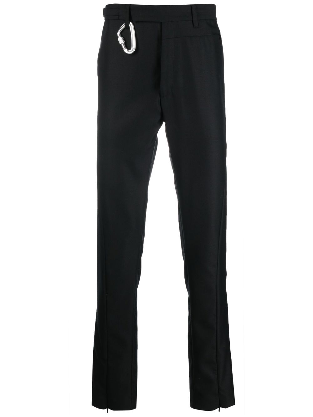 HELIOT EMIL hook-embellished straight chinos - Black von HELIOT EMIL